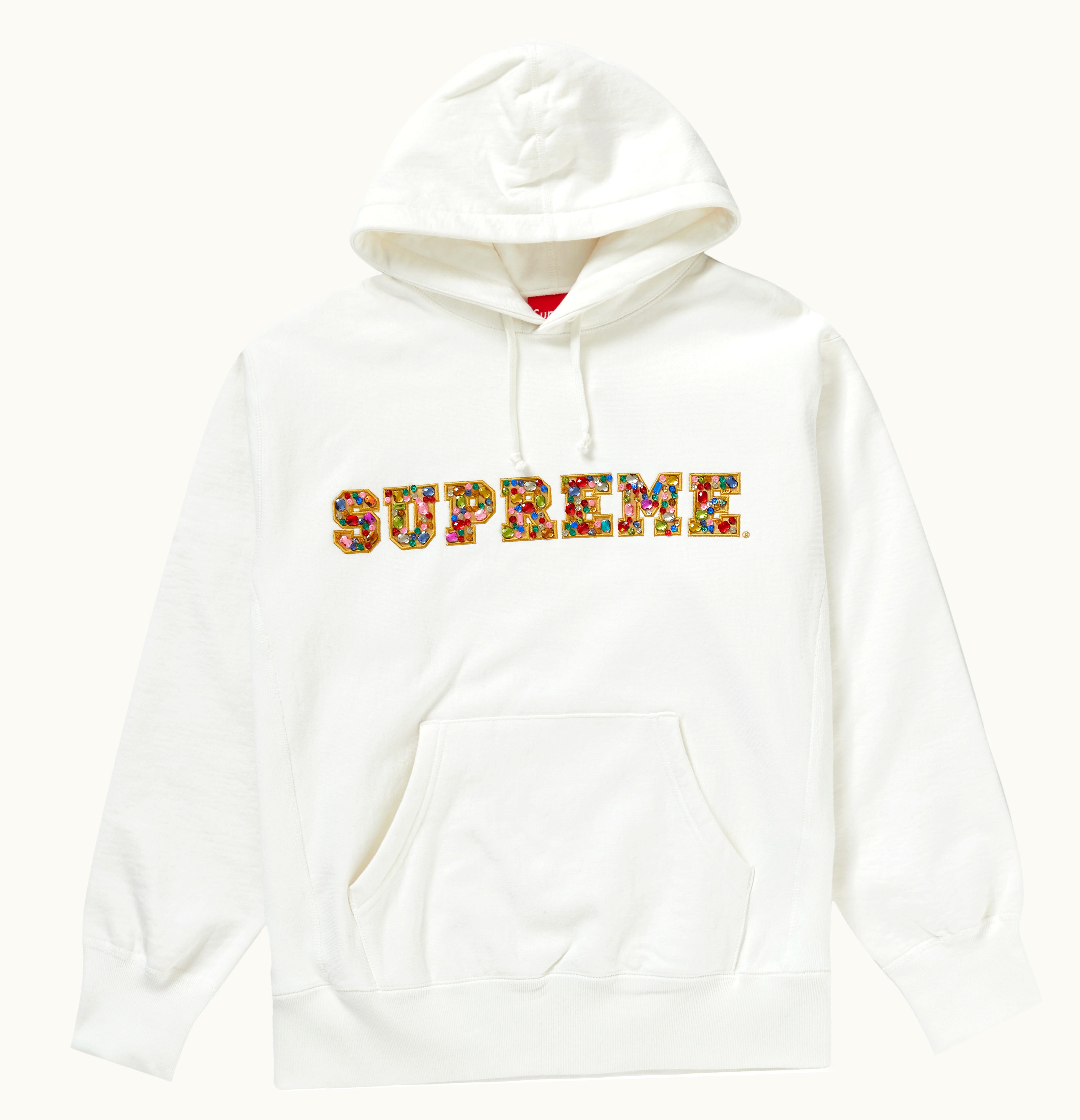 Supreme Supreme Jewels Hooded Sweatshirt FW20 White