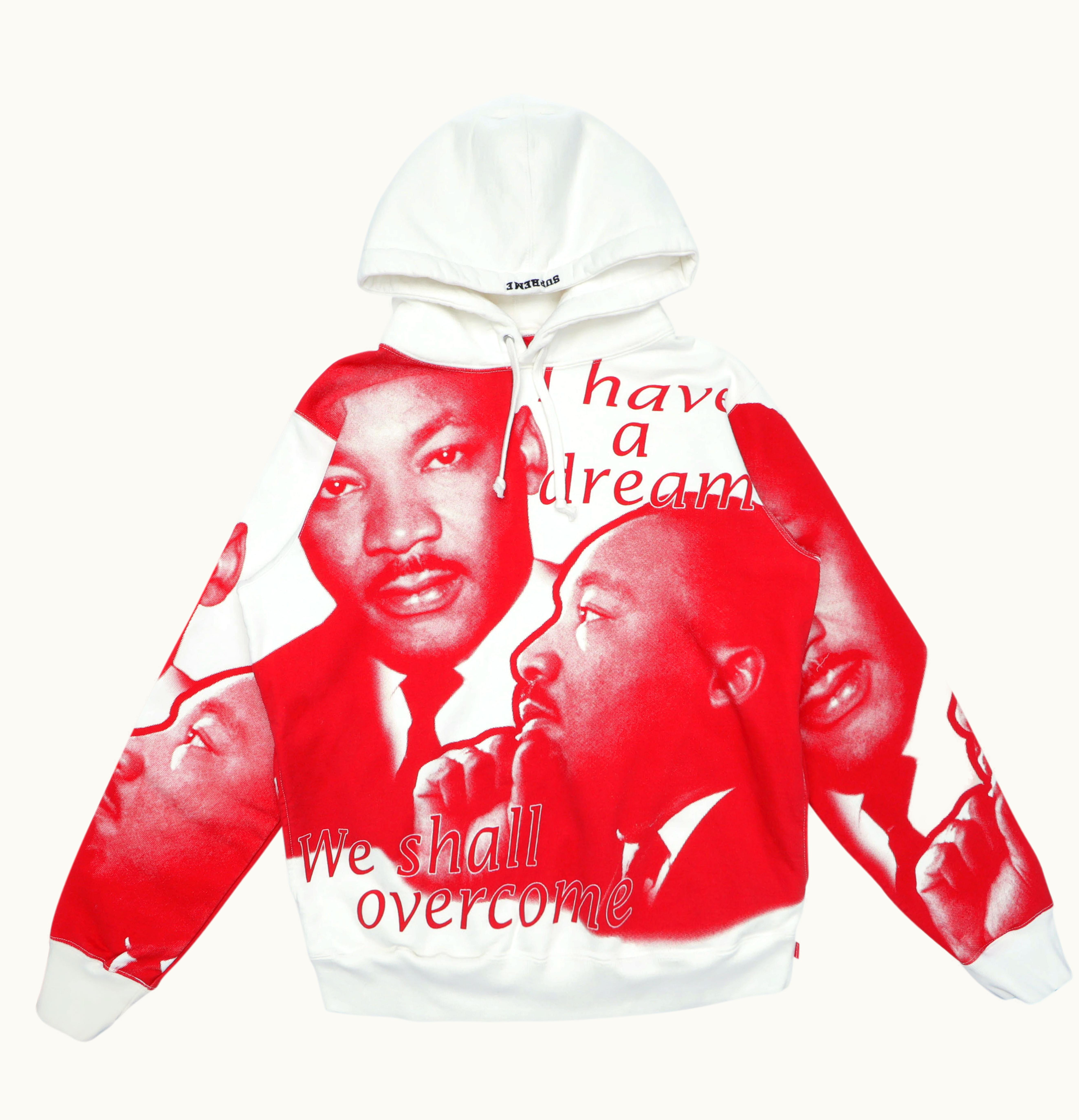 Supreme Supreme MLK Hooded Sweatshirt White