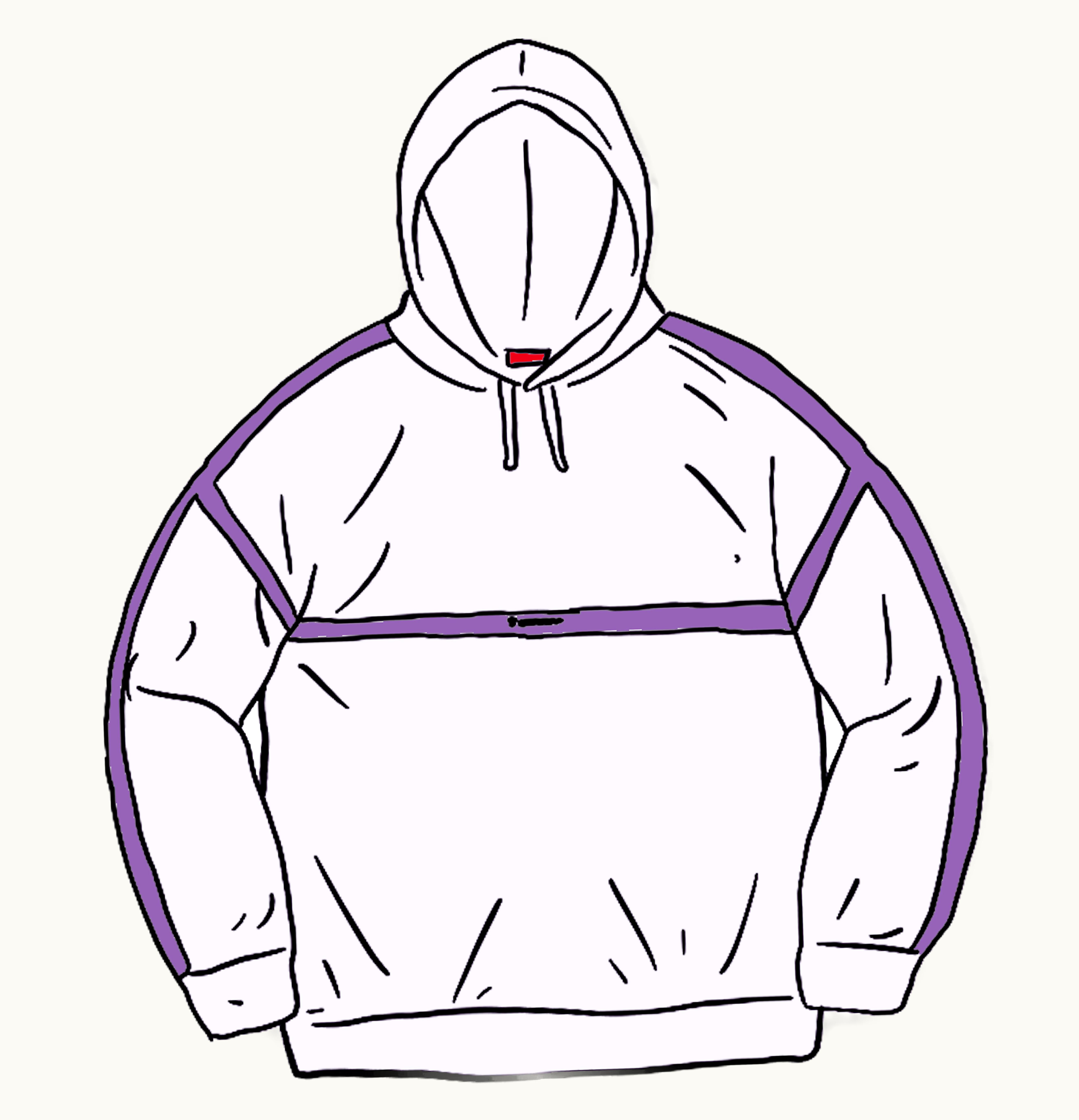 Supreme Supreme Warm Up Hooded Sweatshirt White