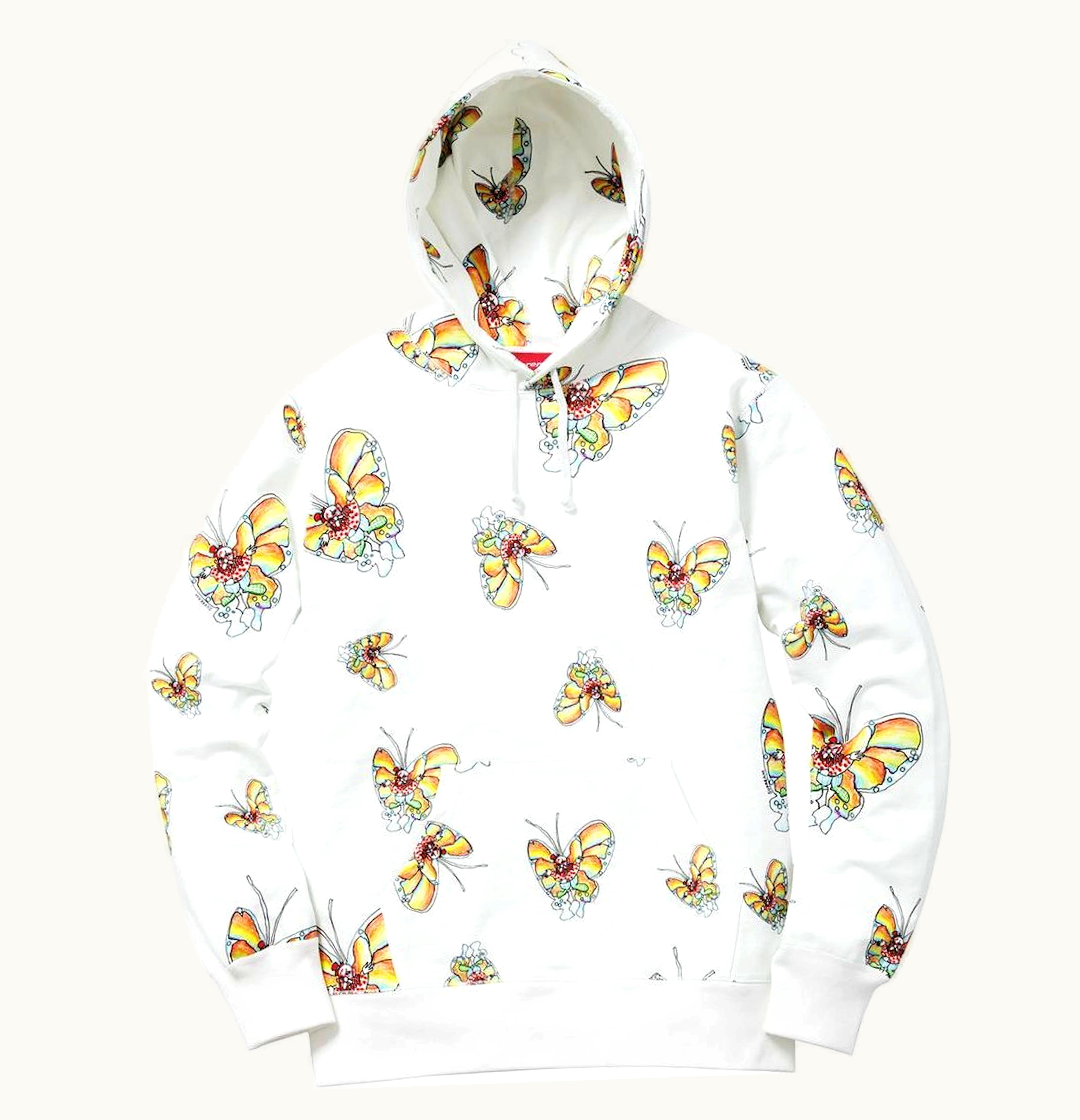 Supreme Supreme Gonz Butterfly Hooded Sweatshirt Off White