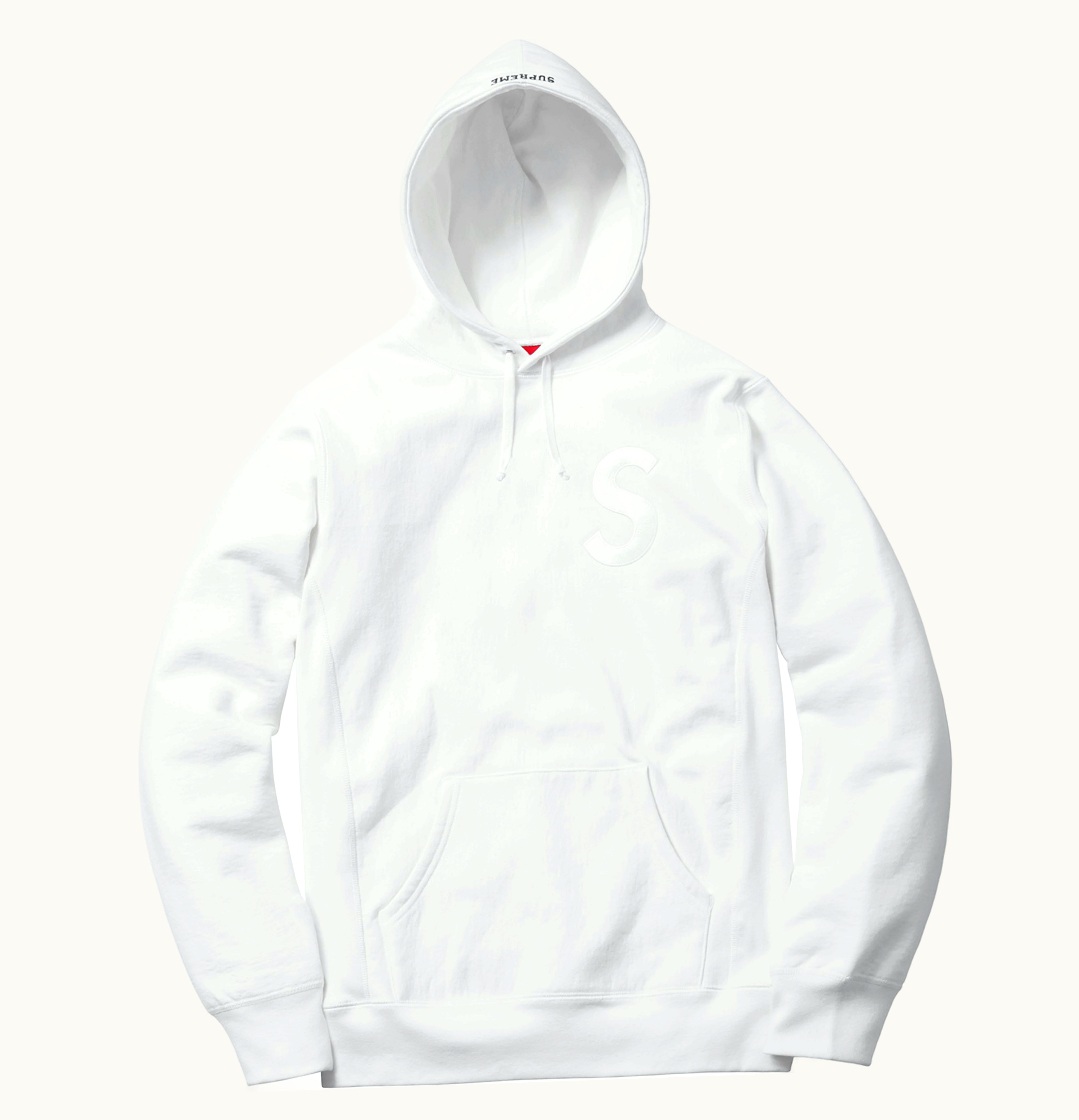 Supreme Supreme Tonal S Logo Hoodie White