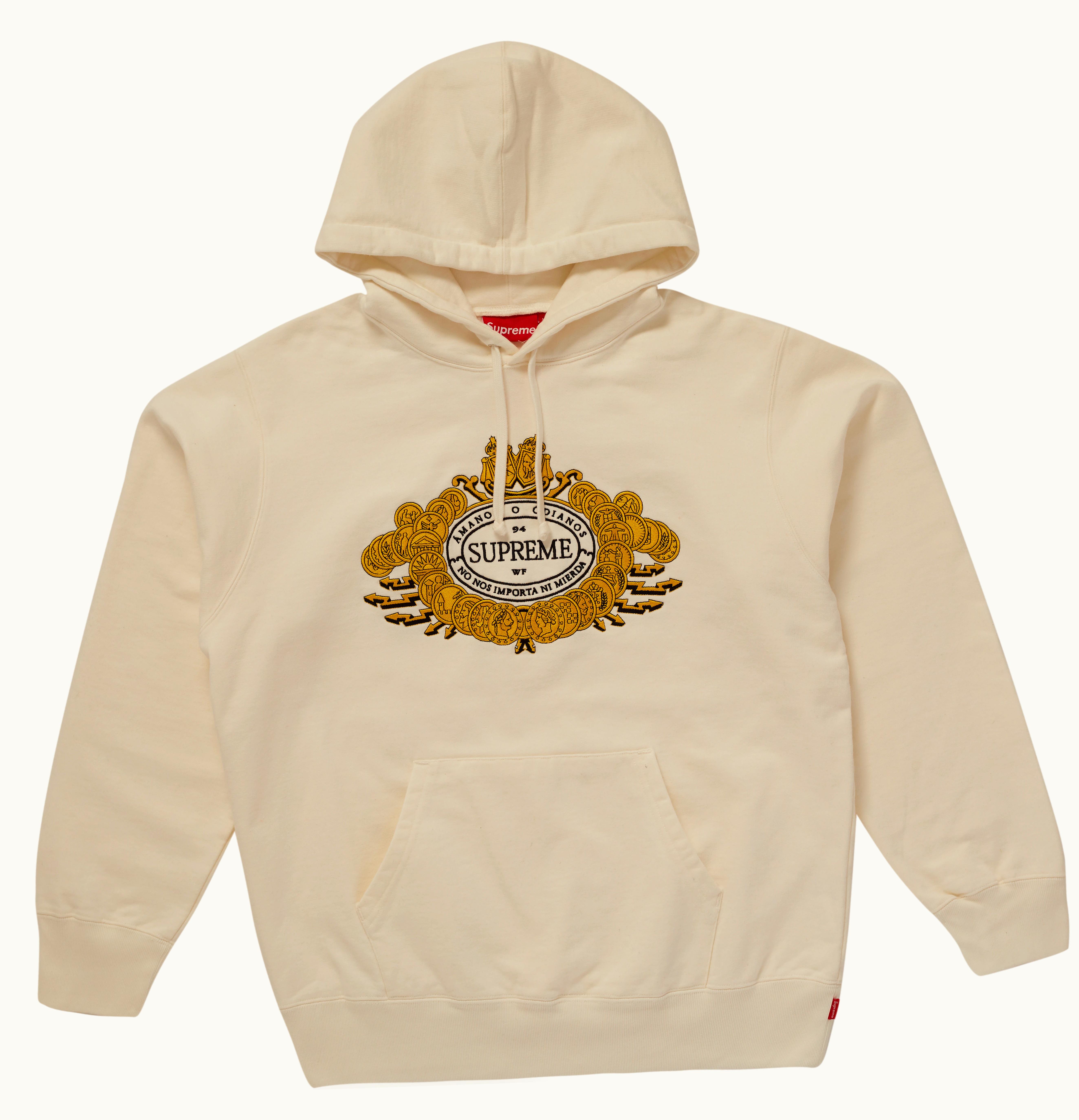 Supreme Supreme Love or Hate Hooded Sweatshirt White