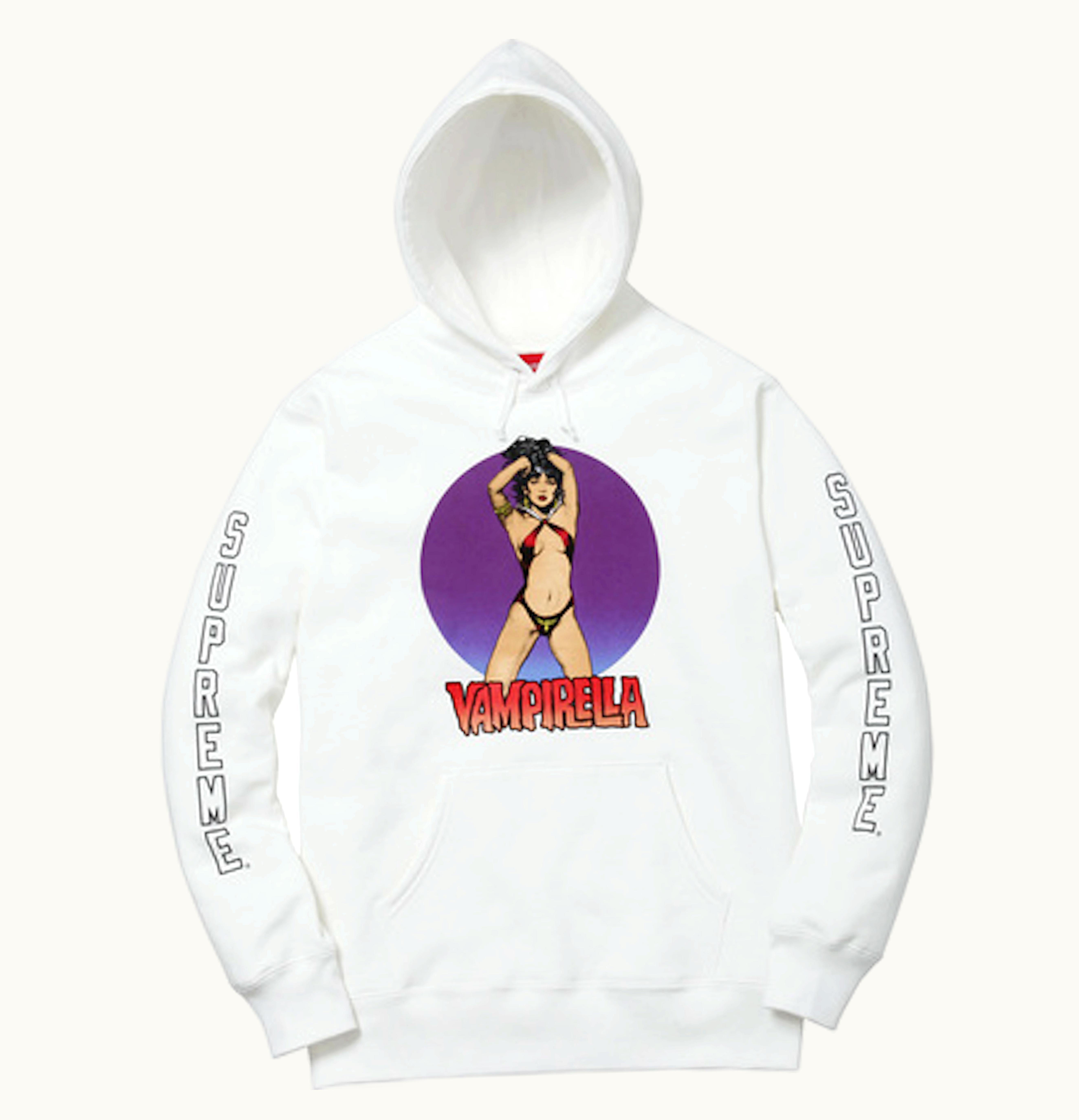 Supreme Supreme Vampirella Hooded Sweatshirt White