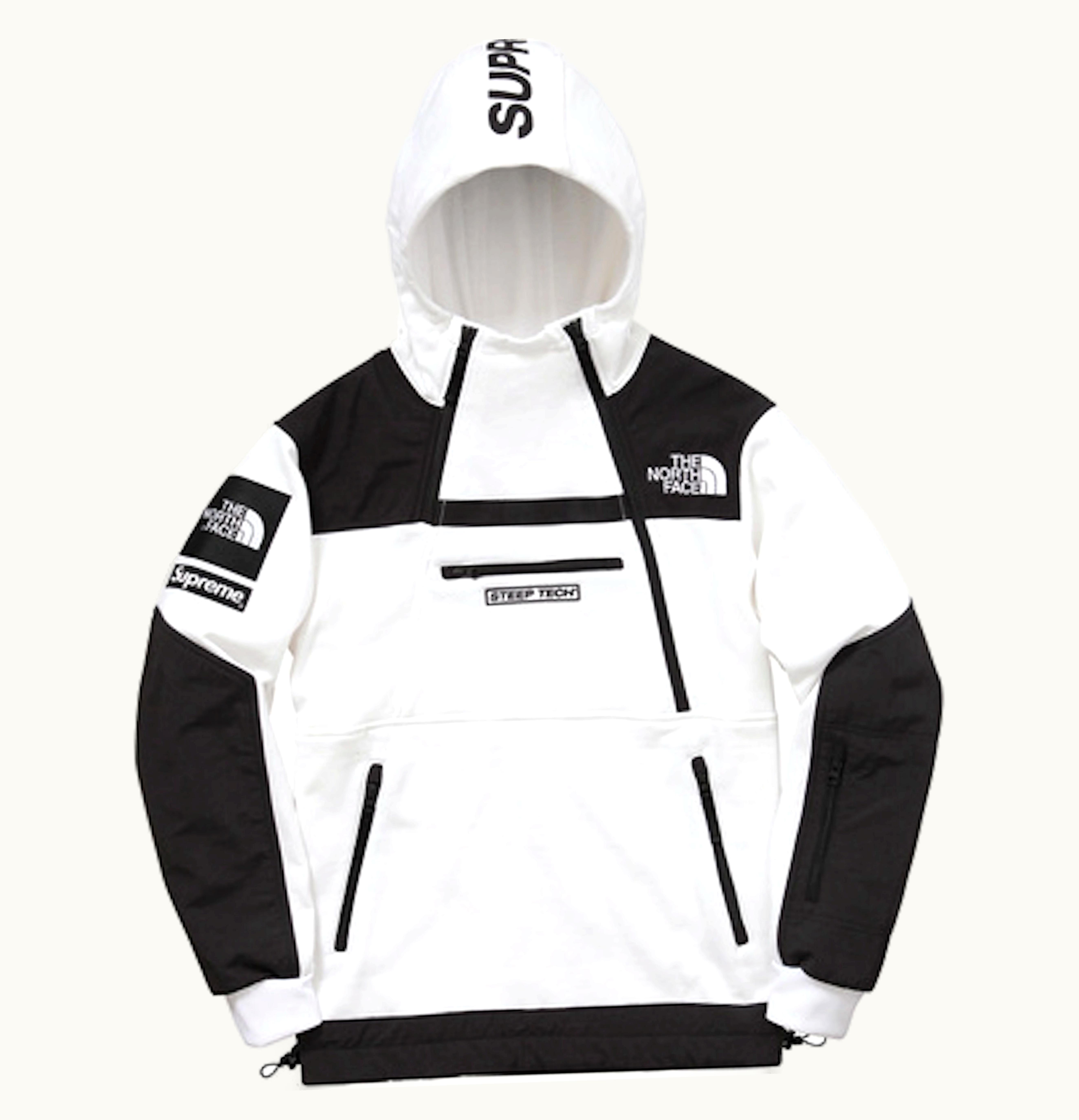 Supreme Supreme The North Face Steep Tech Hooded Sweatshirt White
