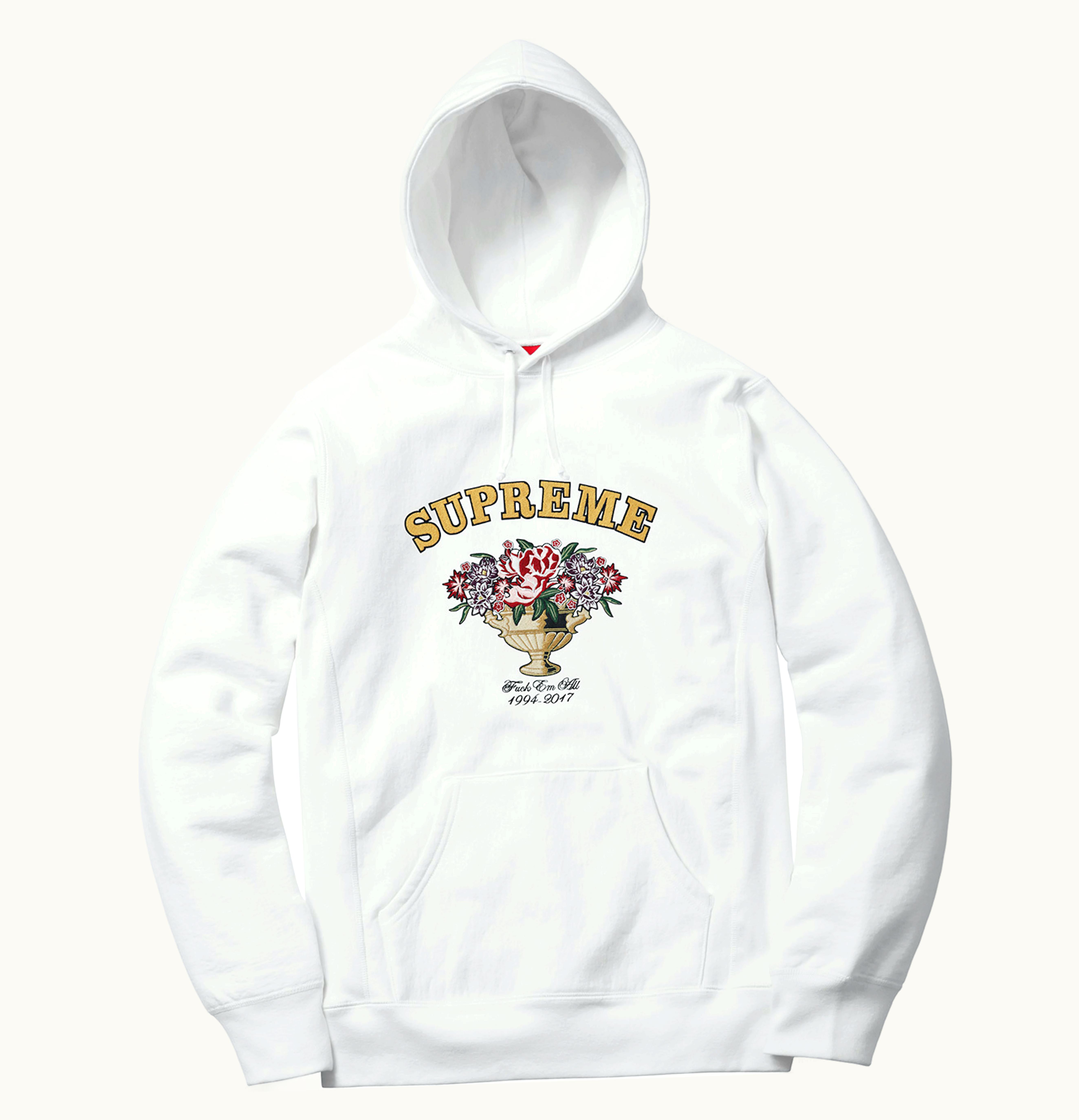 Supreme Supreme Centerpiece Hoodie White
