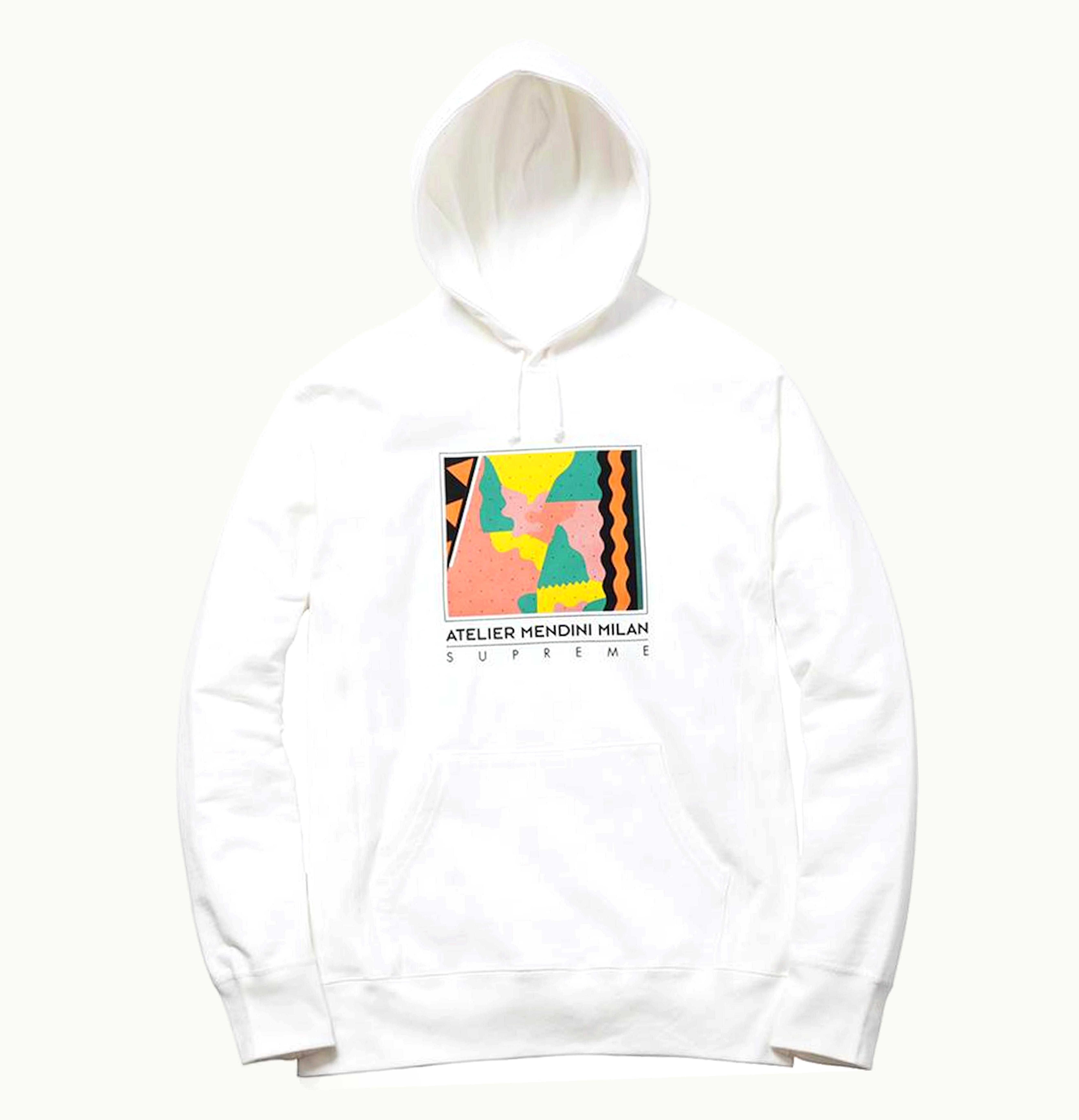 Supreme Supreme Mendini Hooded Sweatshirt Off White