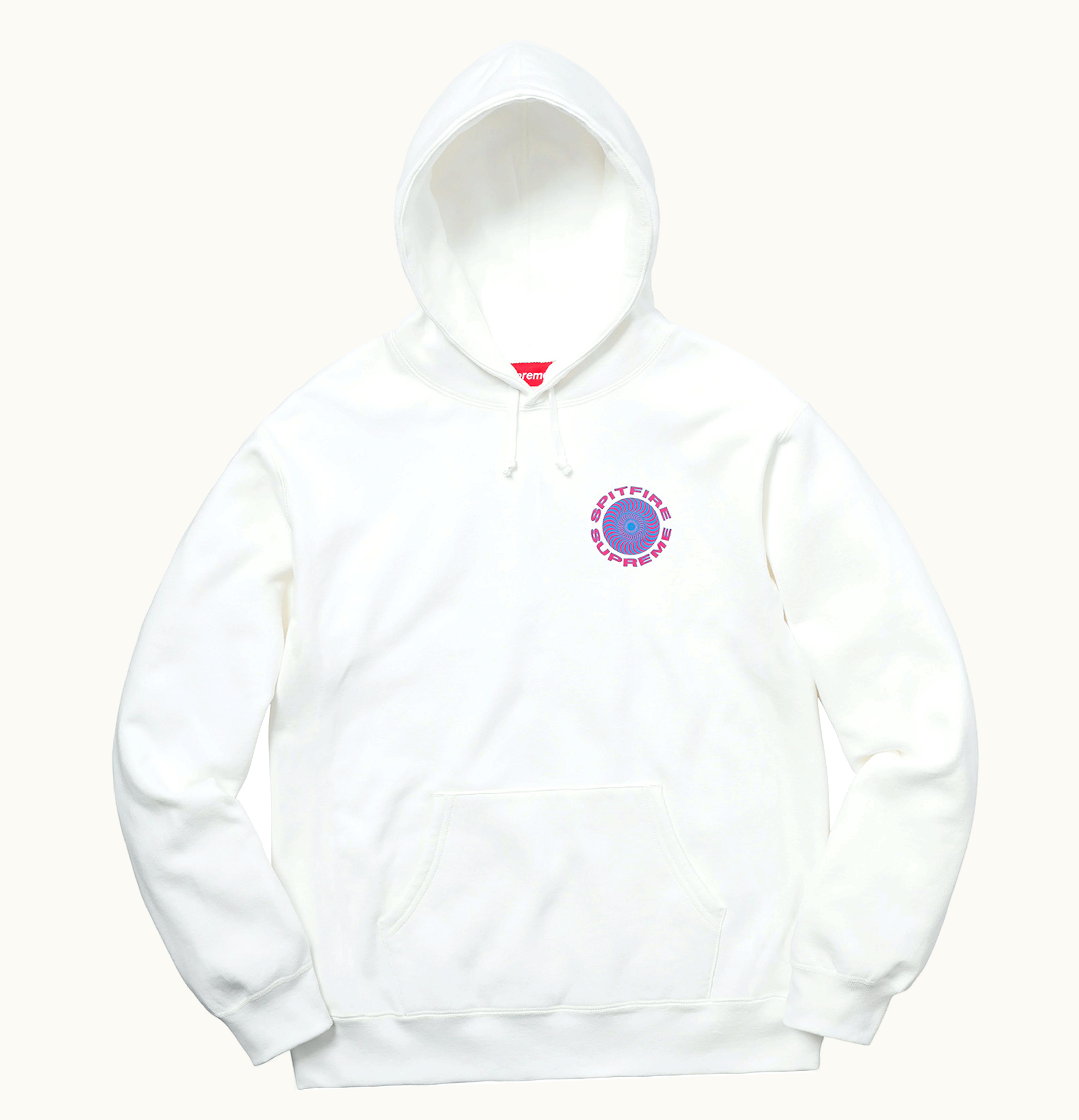 Supreme Supreme Spitfire Hooded Sweatshirt White