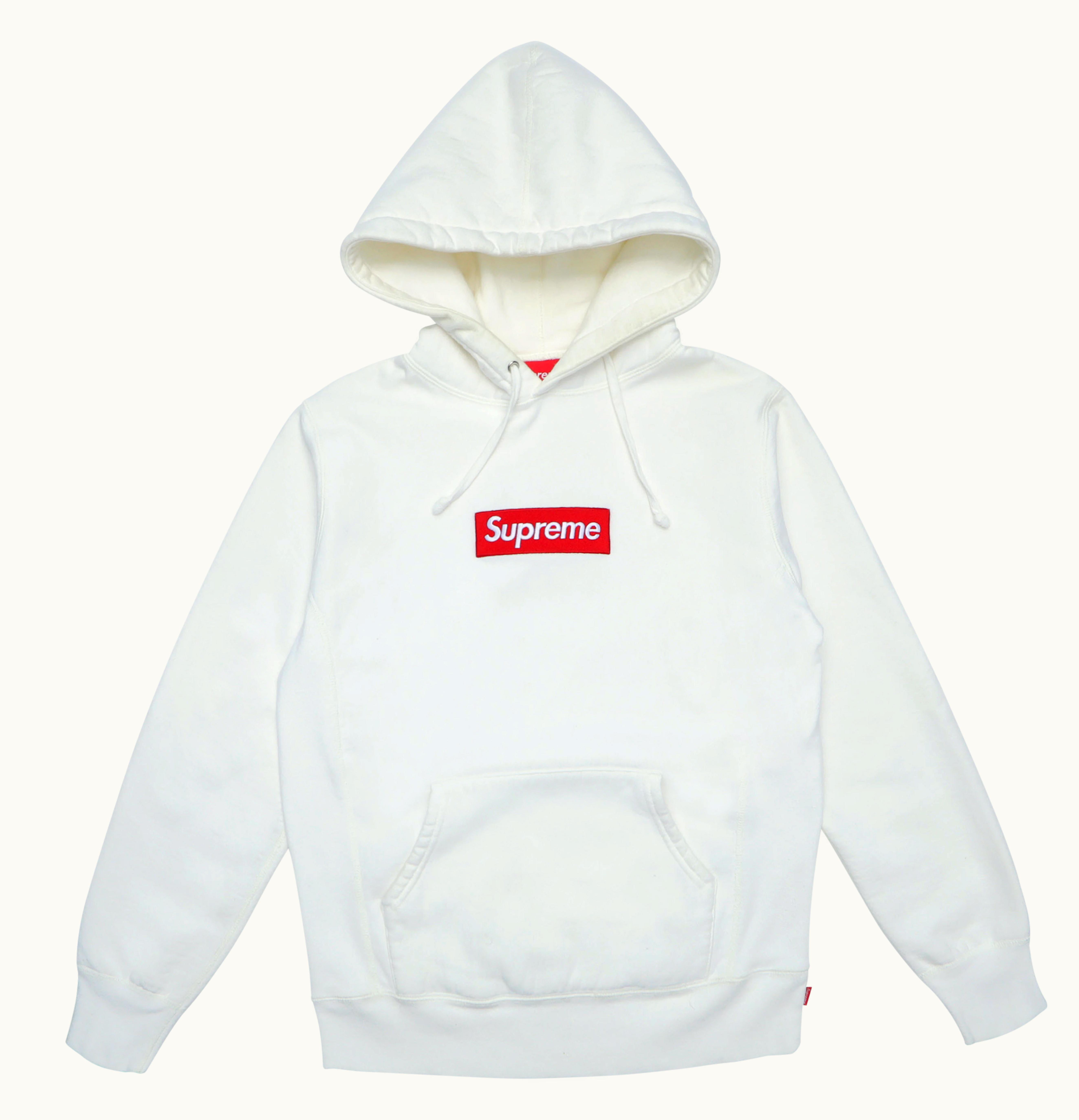 Supreme Supreme Box Logo Pullover Hoodie White FW11