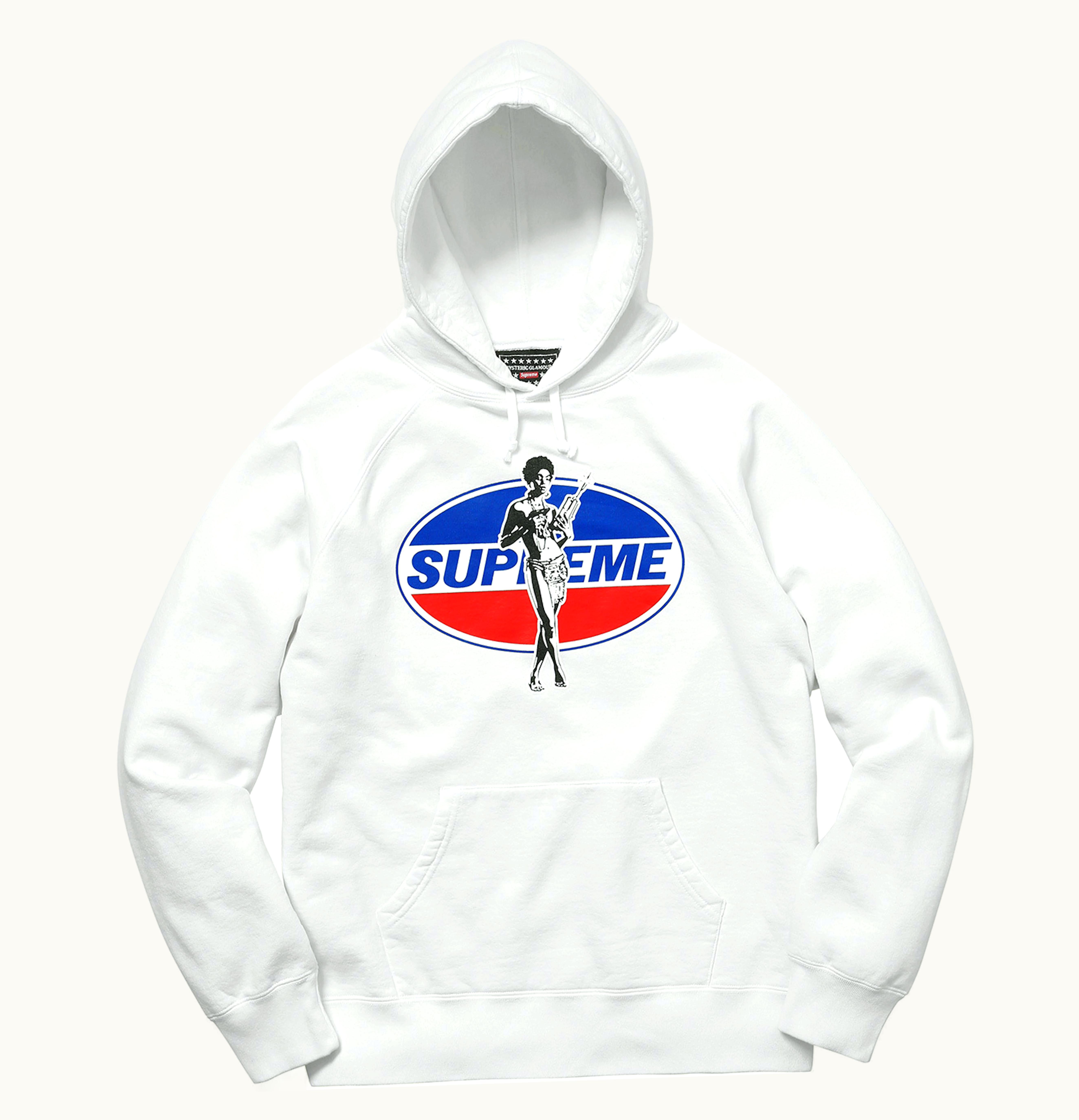 Supreme Supreme Hysteric Glamour Hoodie White