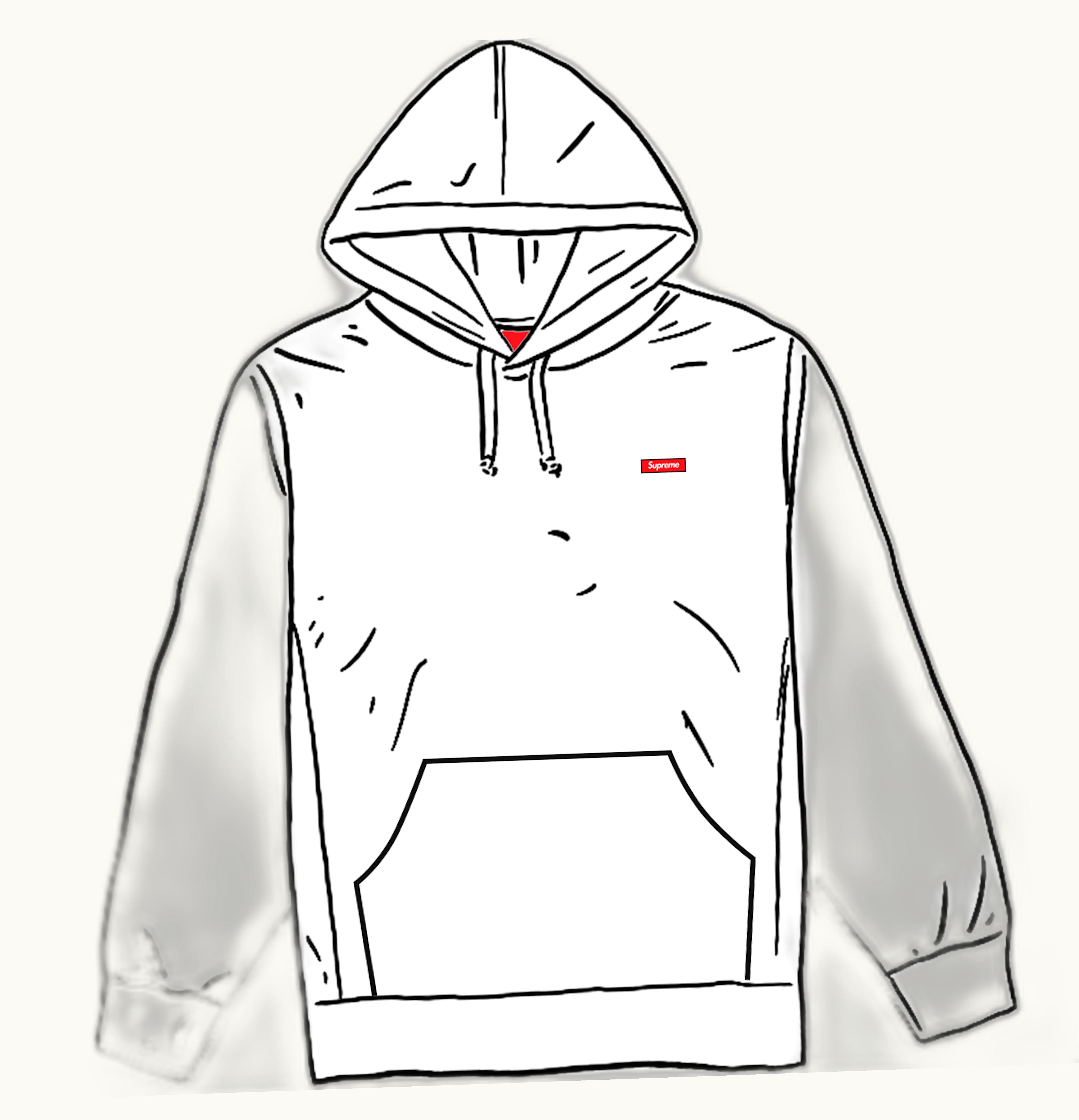 Supreme Supreme Small Box Hooded Sweatshirt SS21 White