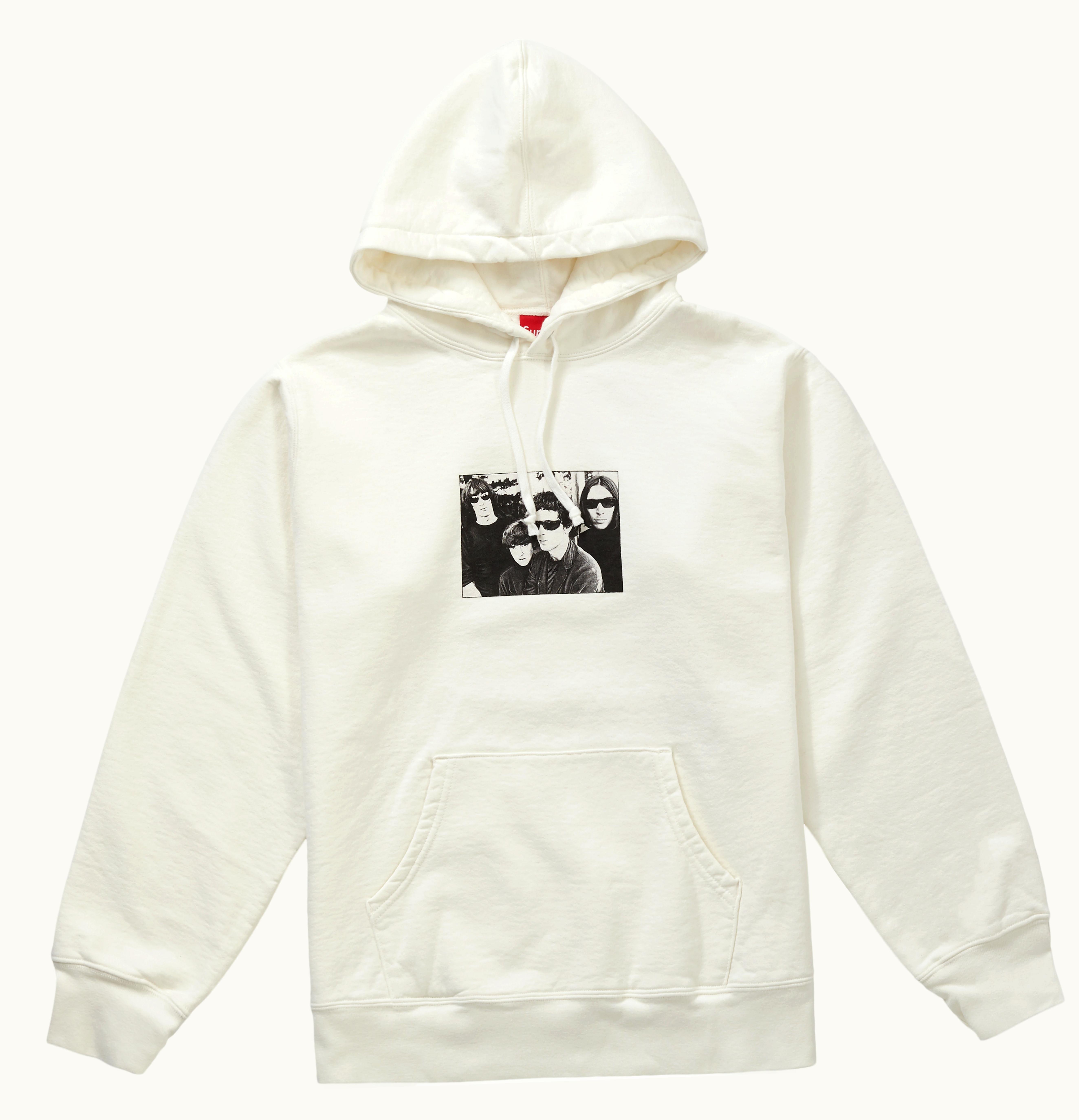 Supreme Supreme The Velvet Underground Hooded Sweatshirt White