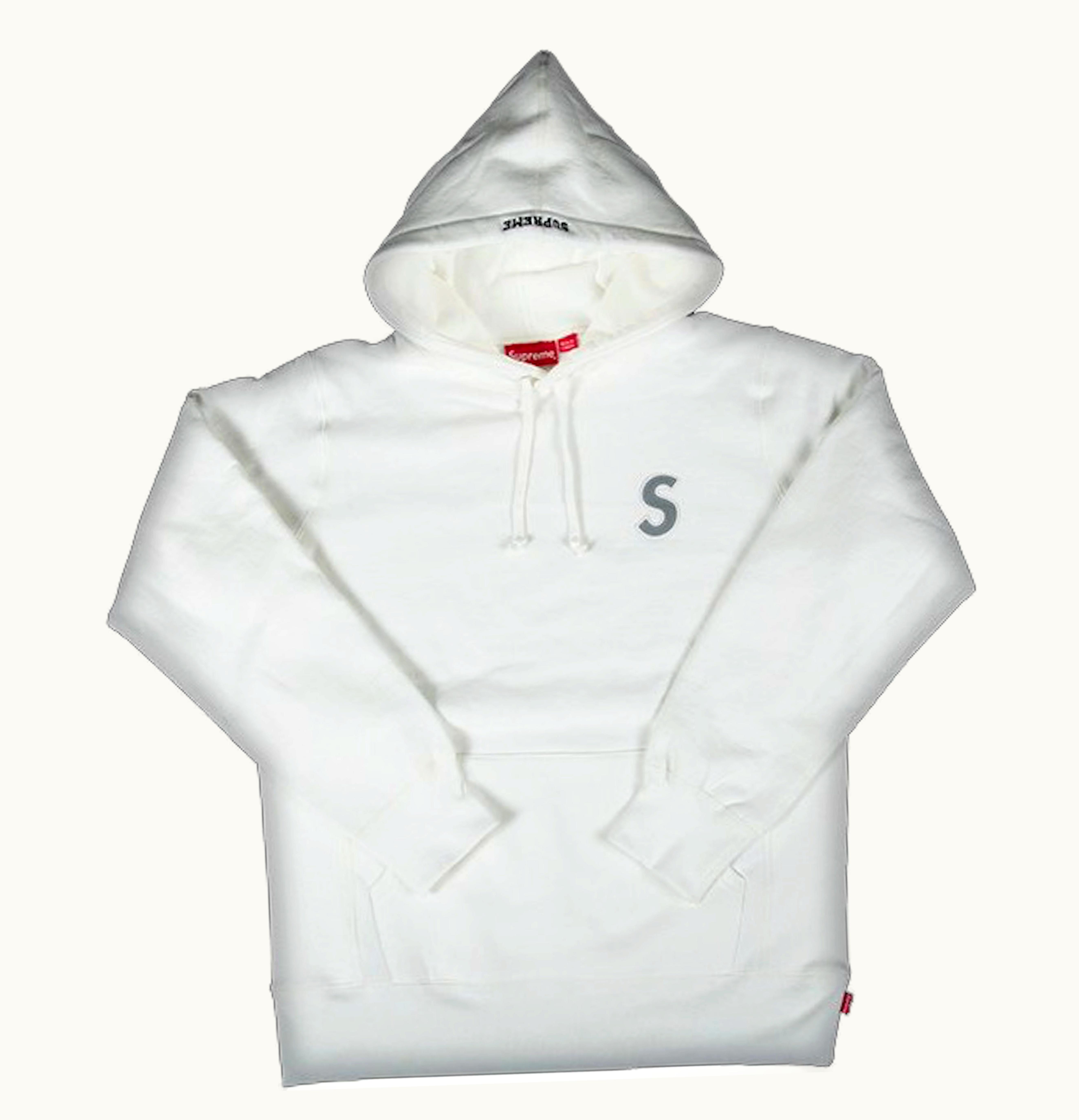 Supreme Supreme 3M Reflective S Logo Hooded Sweatshirt White