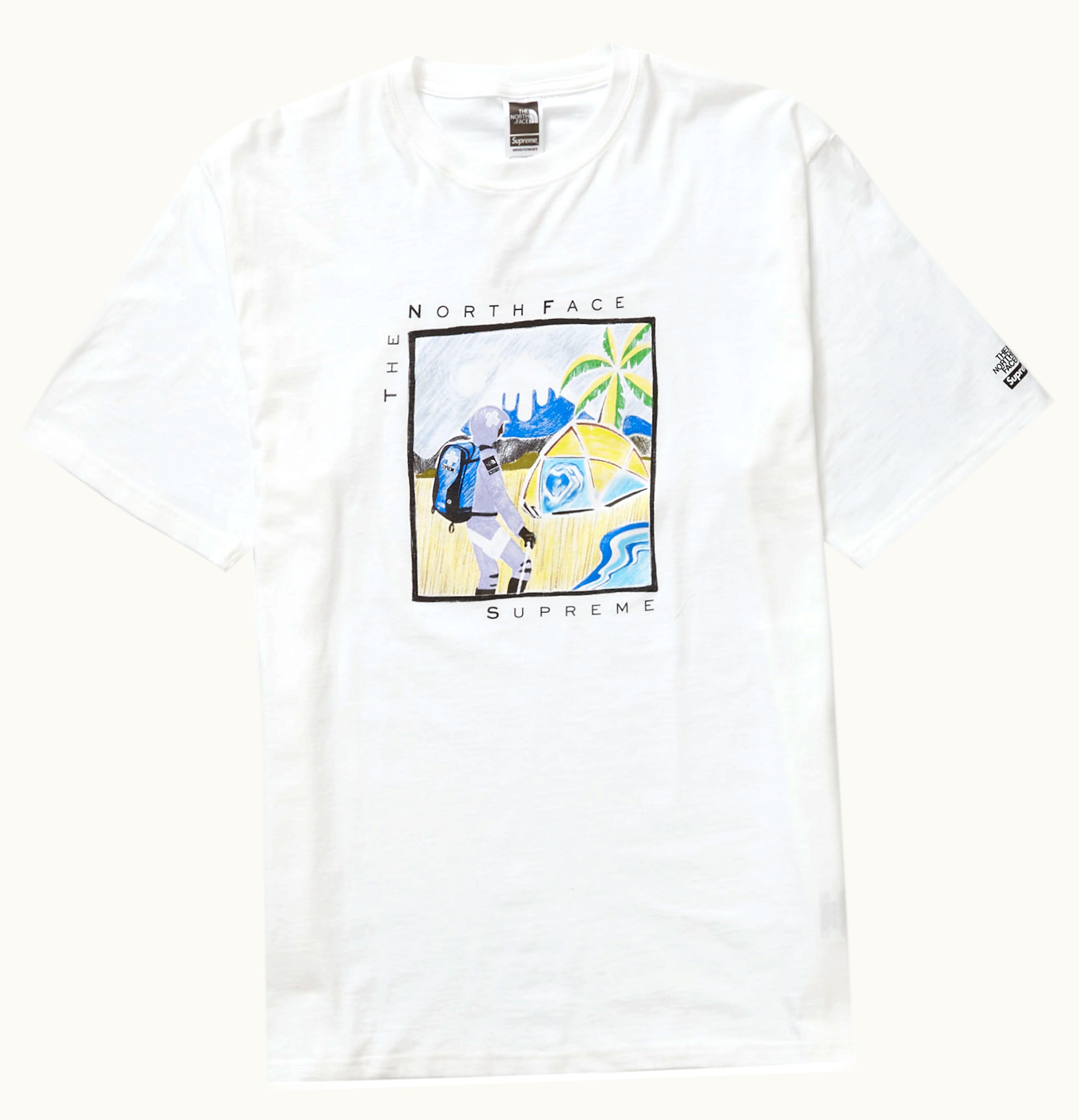 Supreme Supreme The North Face Sketch S S Top White