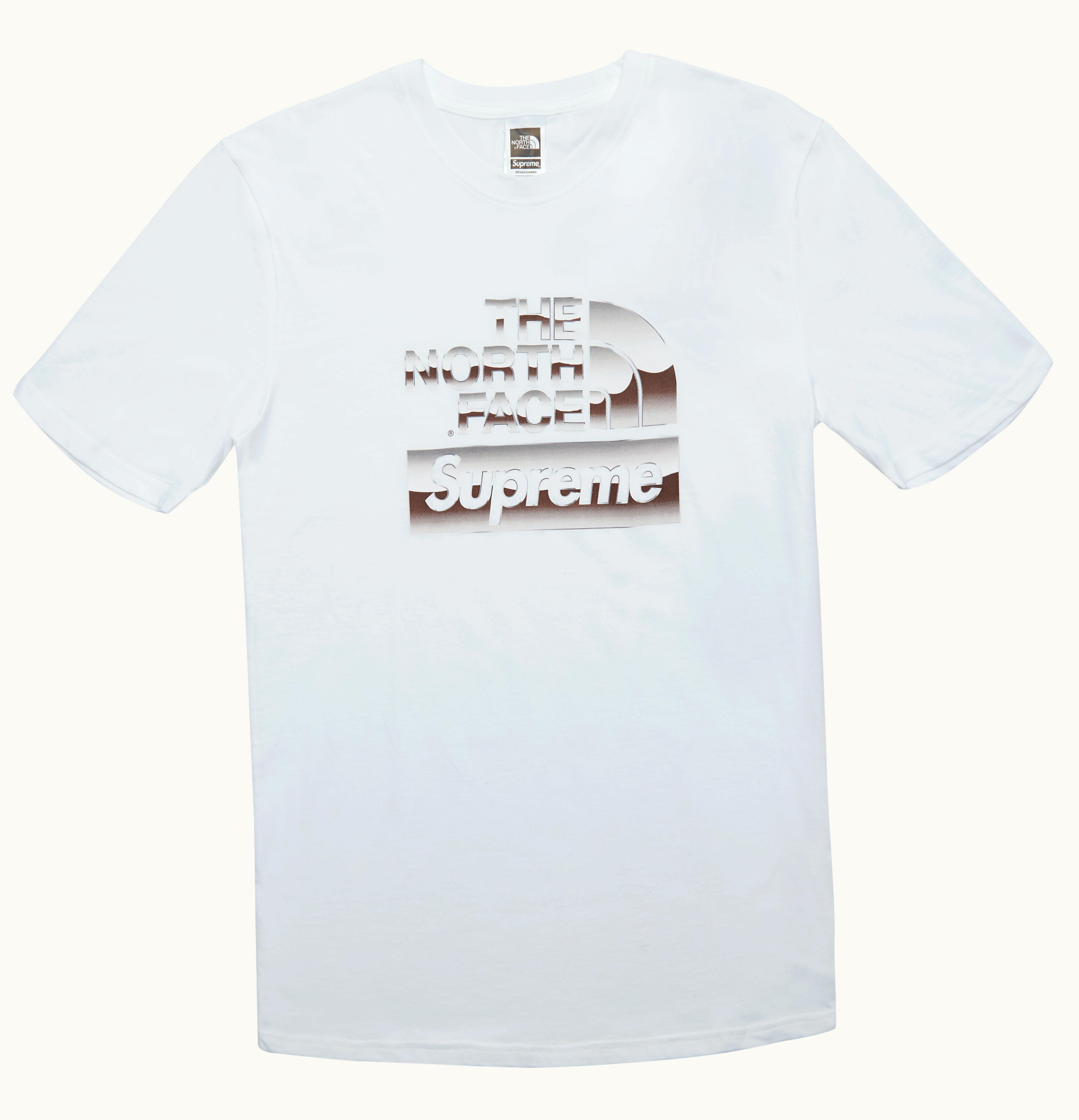 Supreme Supreme The North Face Metallic Logo T Shirt White