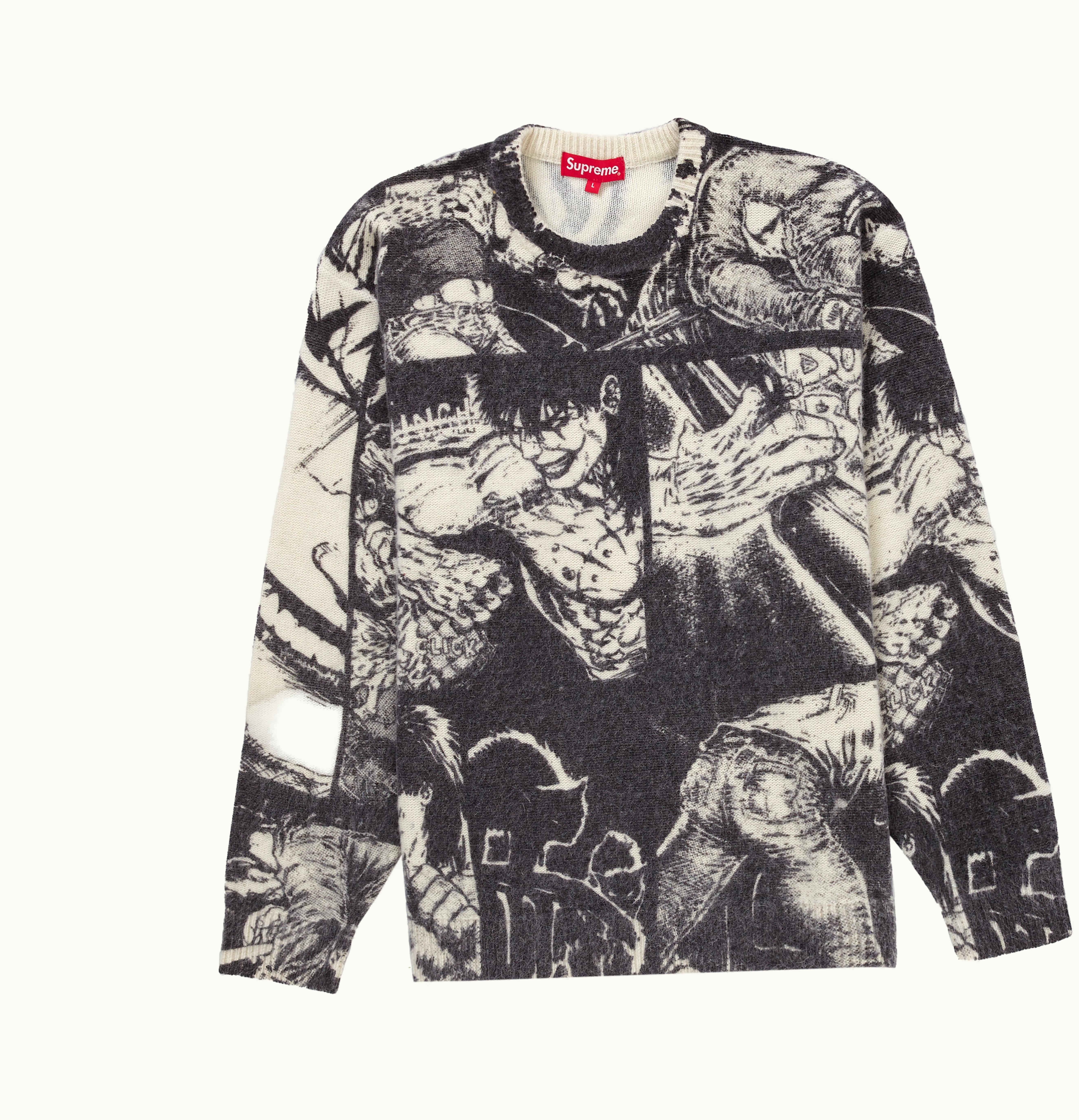 Supreme Supreme The Crow Sweater White