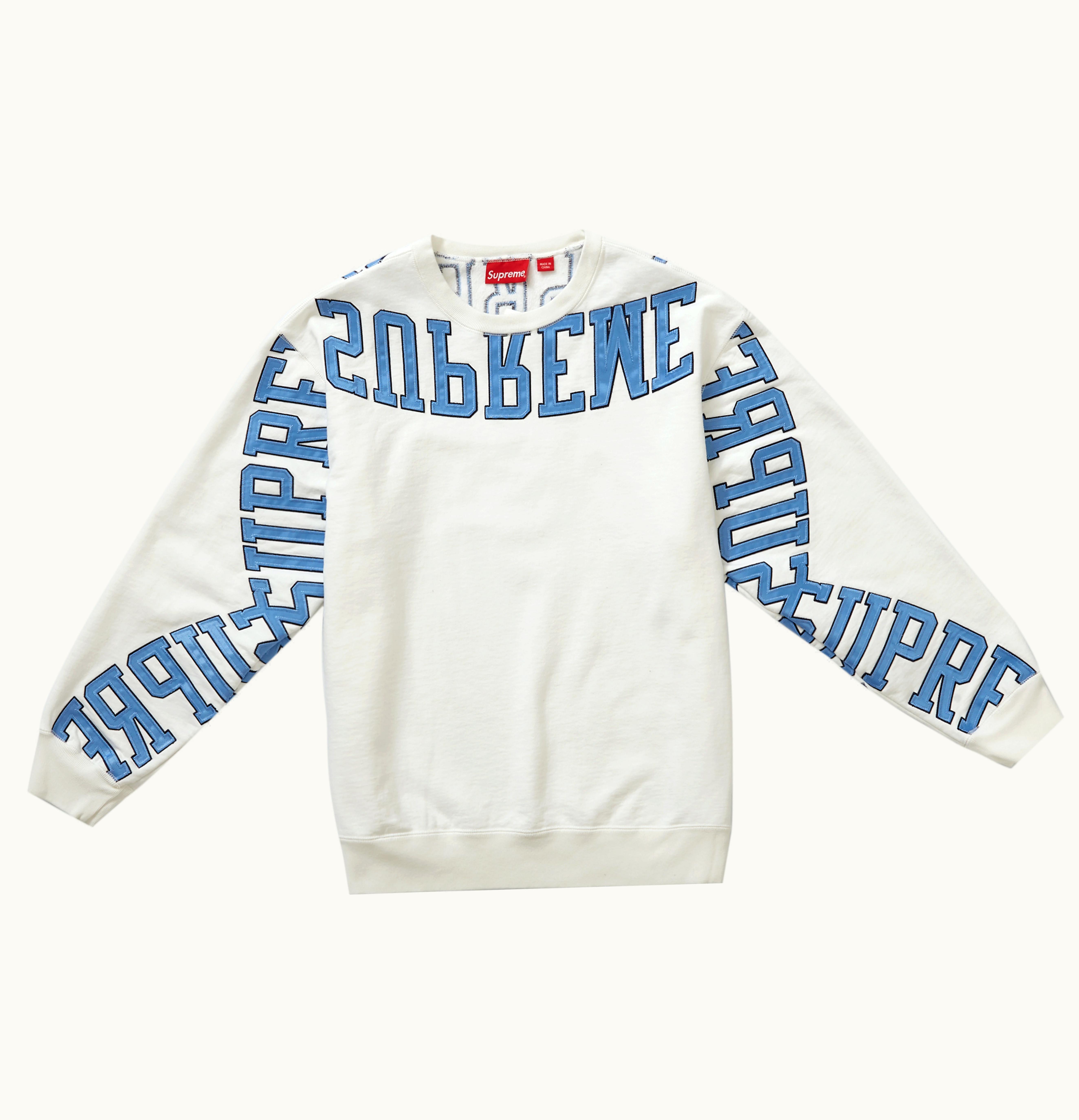 Supreme Supreme Multi Arc Crewneck White