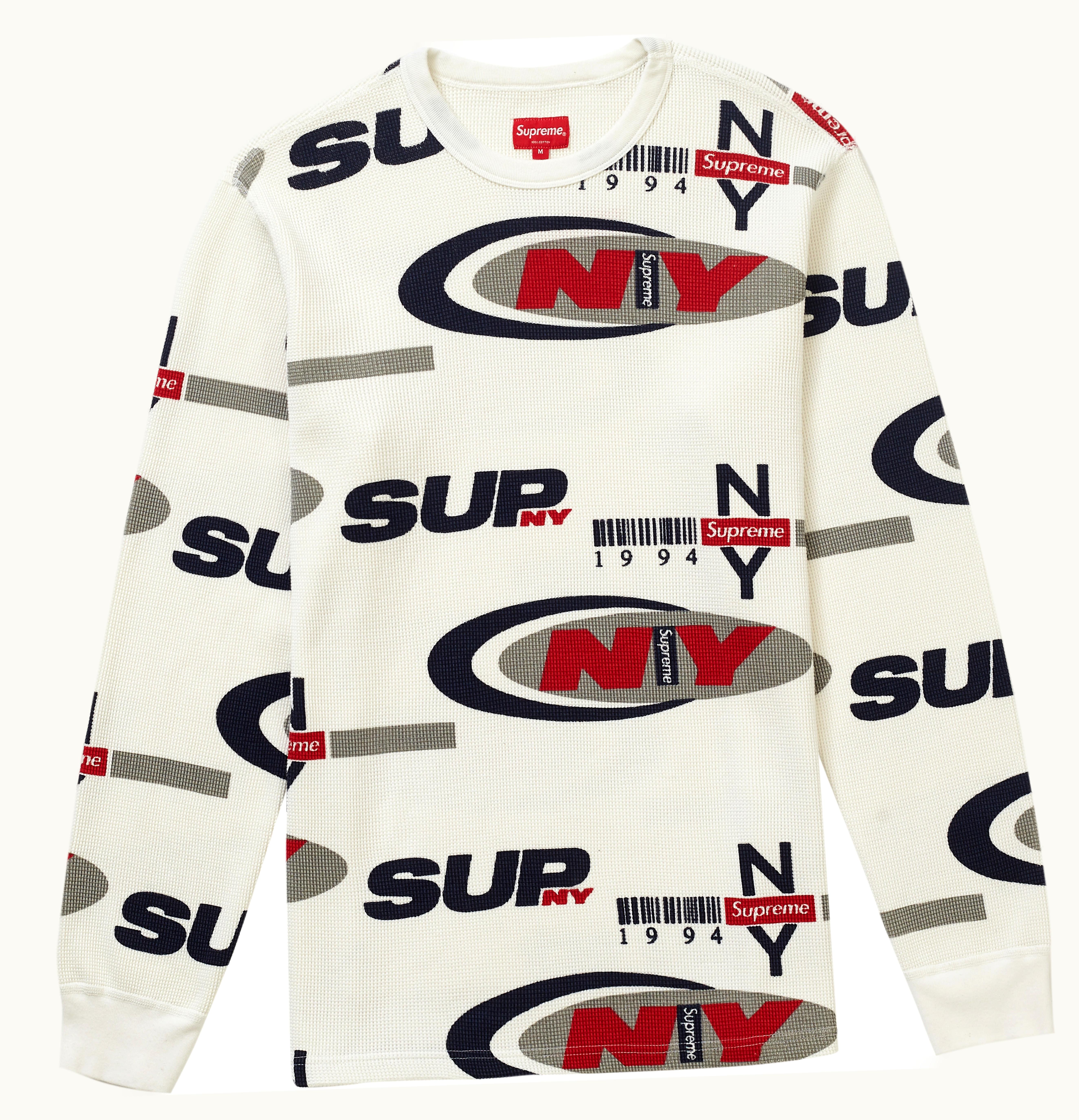 Supreme Supreme NY Waffle Thermal White