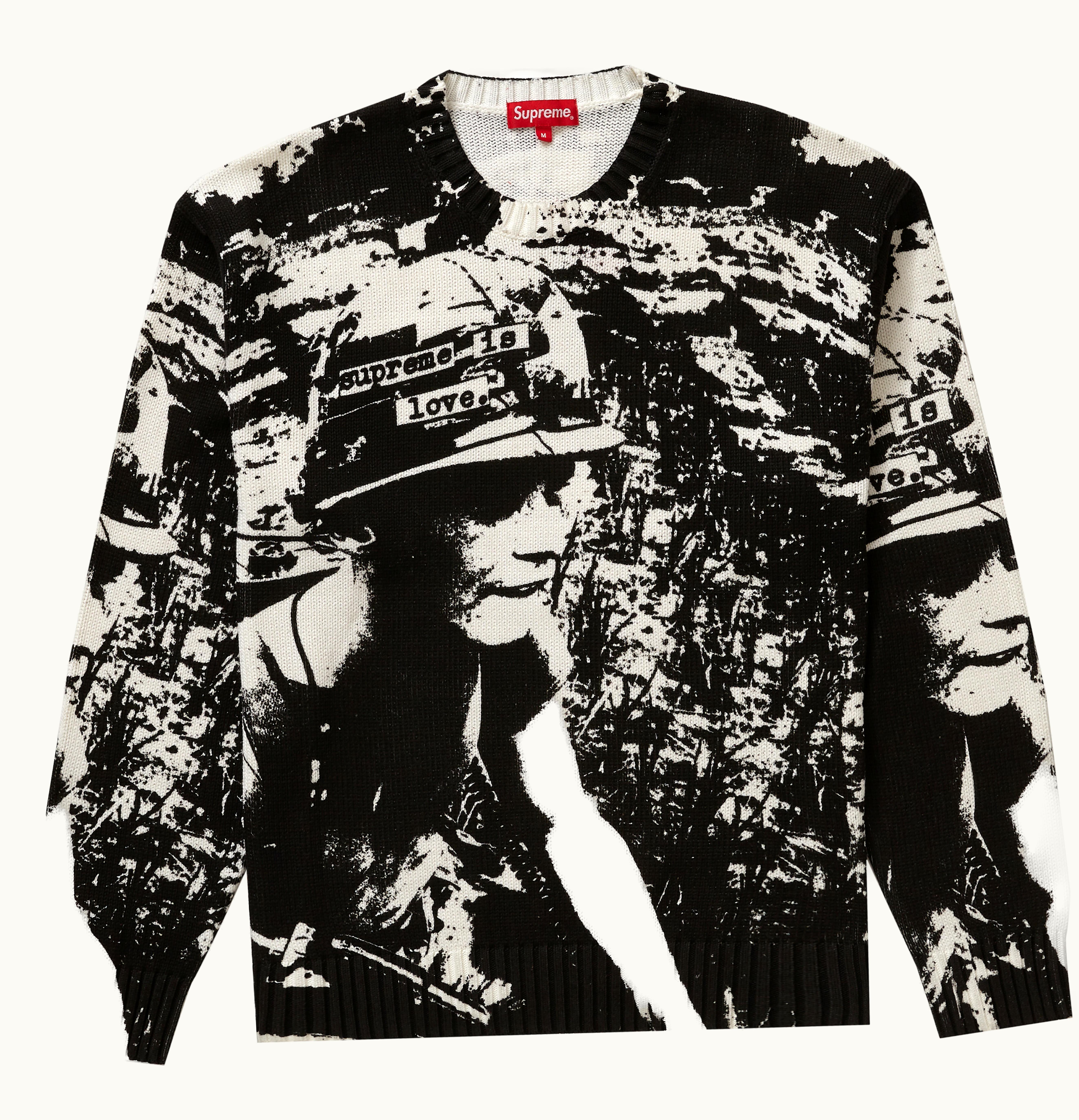 Supreme Supreme is Love Sweater White