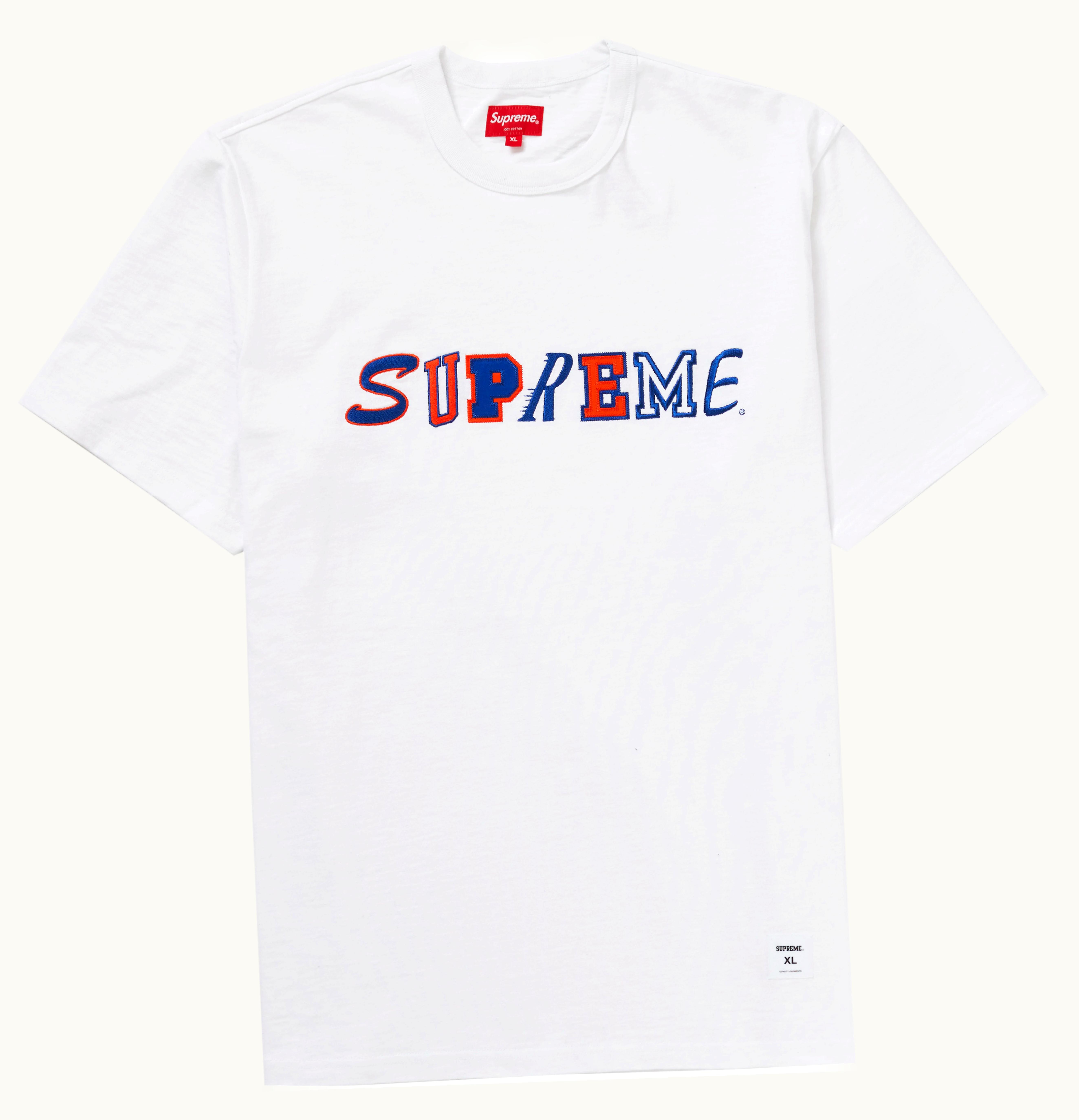 Supreme Supreme Collage Logo S S Top White