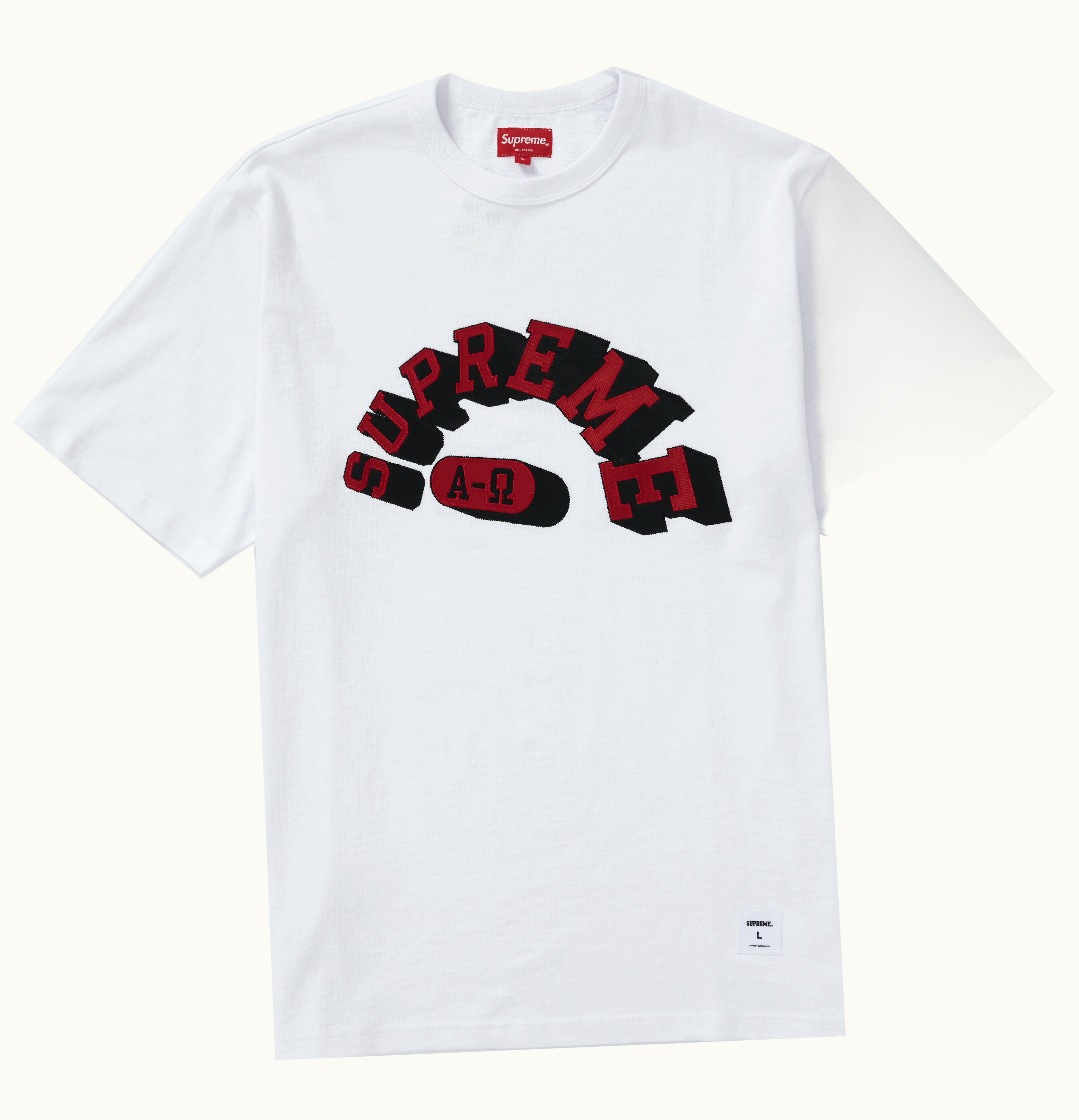 Supreme Supreme Alpha Omega S S Top White