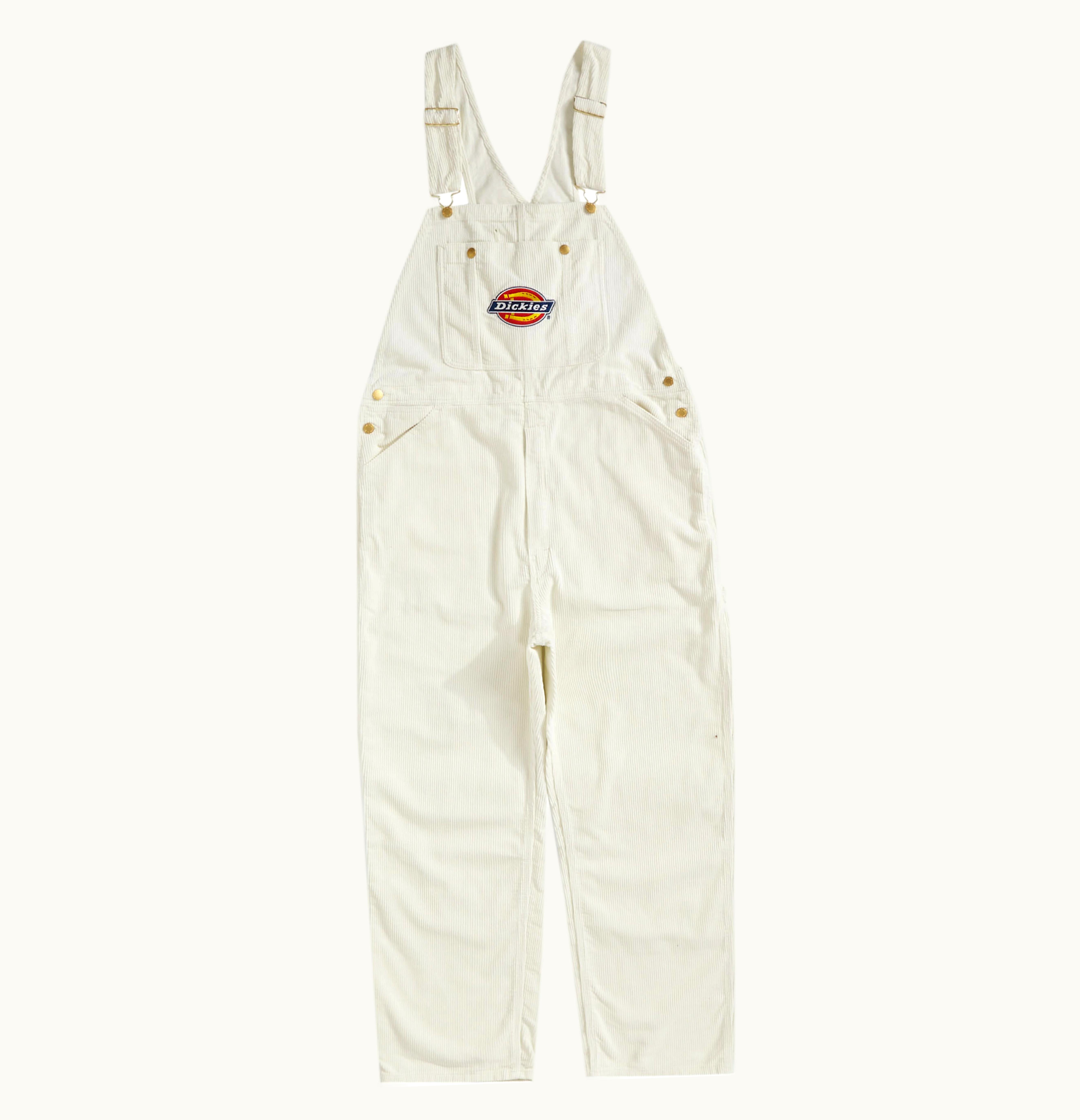 Supreme Supreme Dickies Corduroy Overalls White