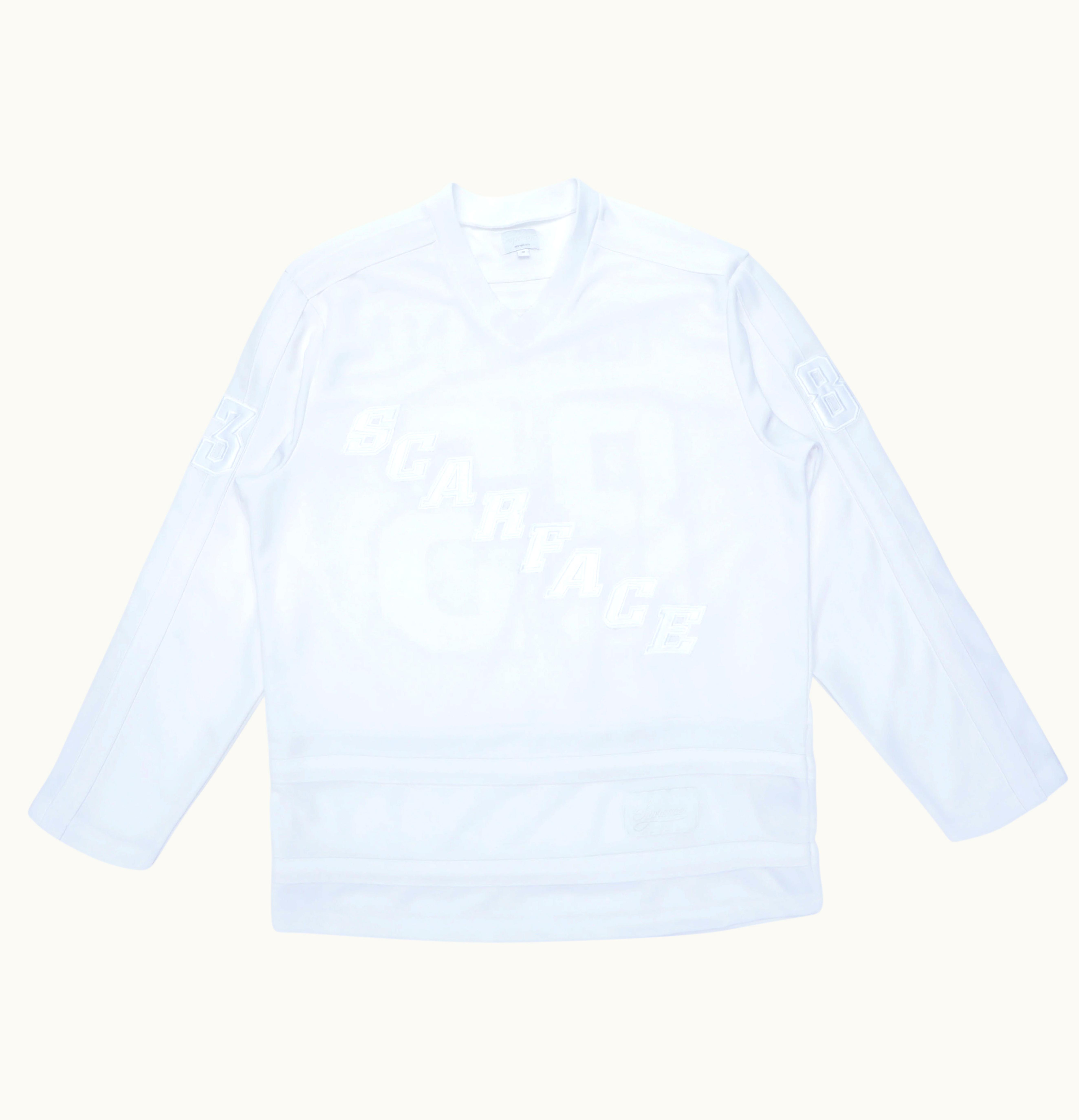 Supreme Supreme Scarface Hockey Jersey White