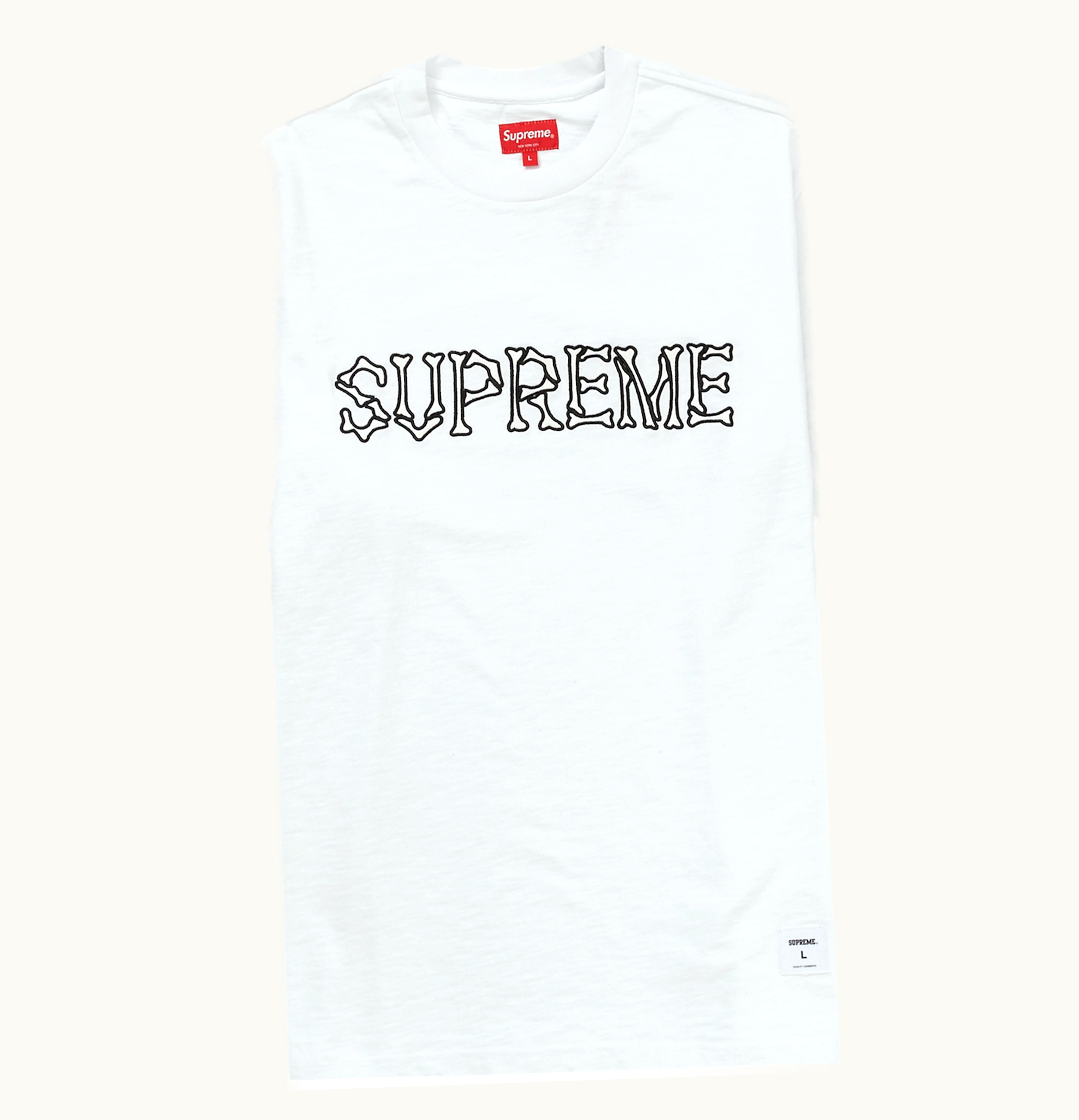Supreme Supreme Bones S S Top White