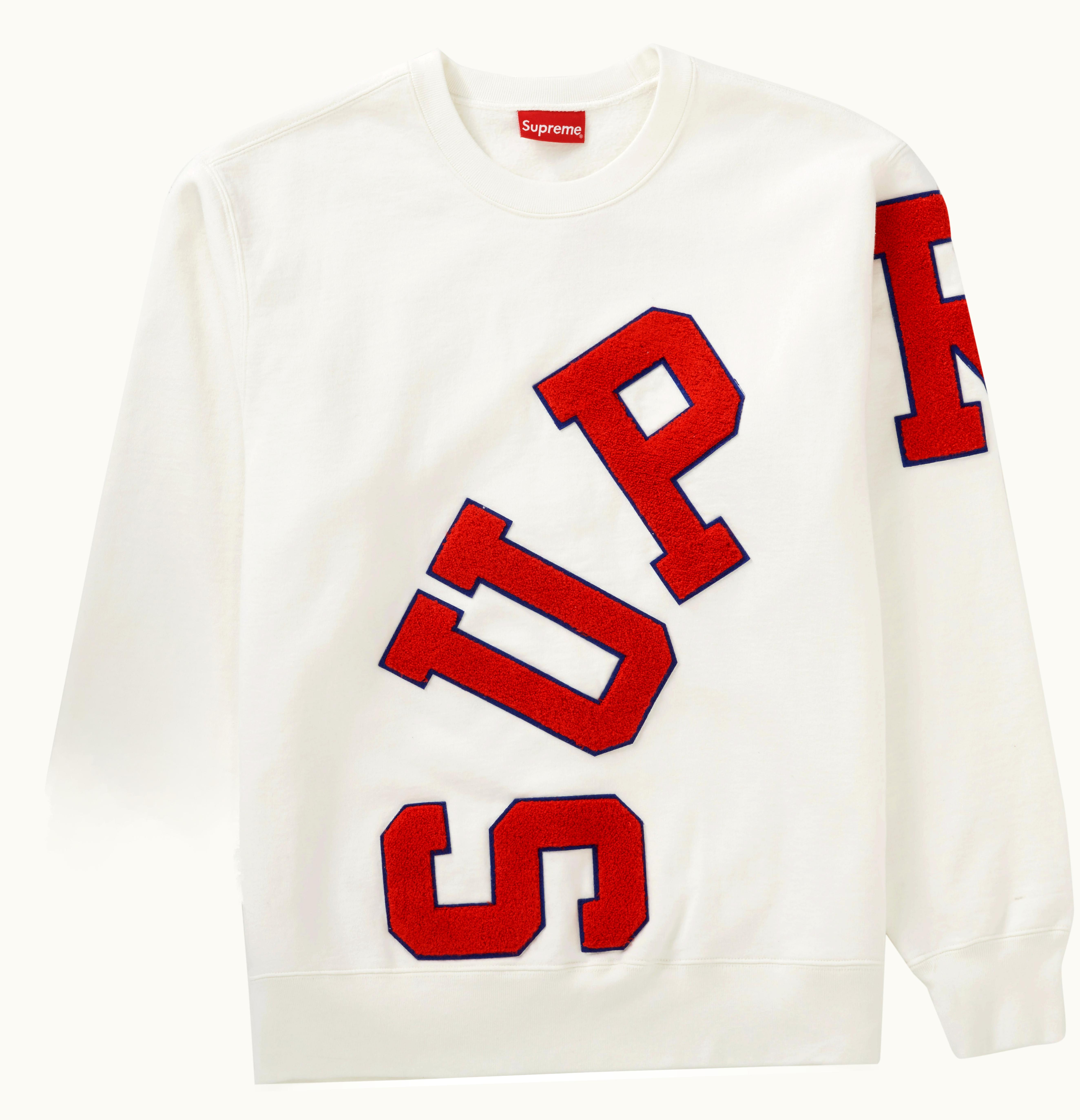 Supreme Supreme Big Arc Crewneck White