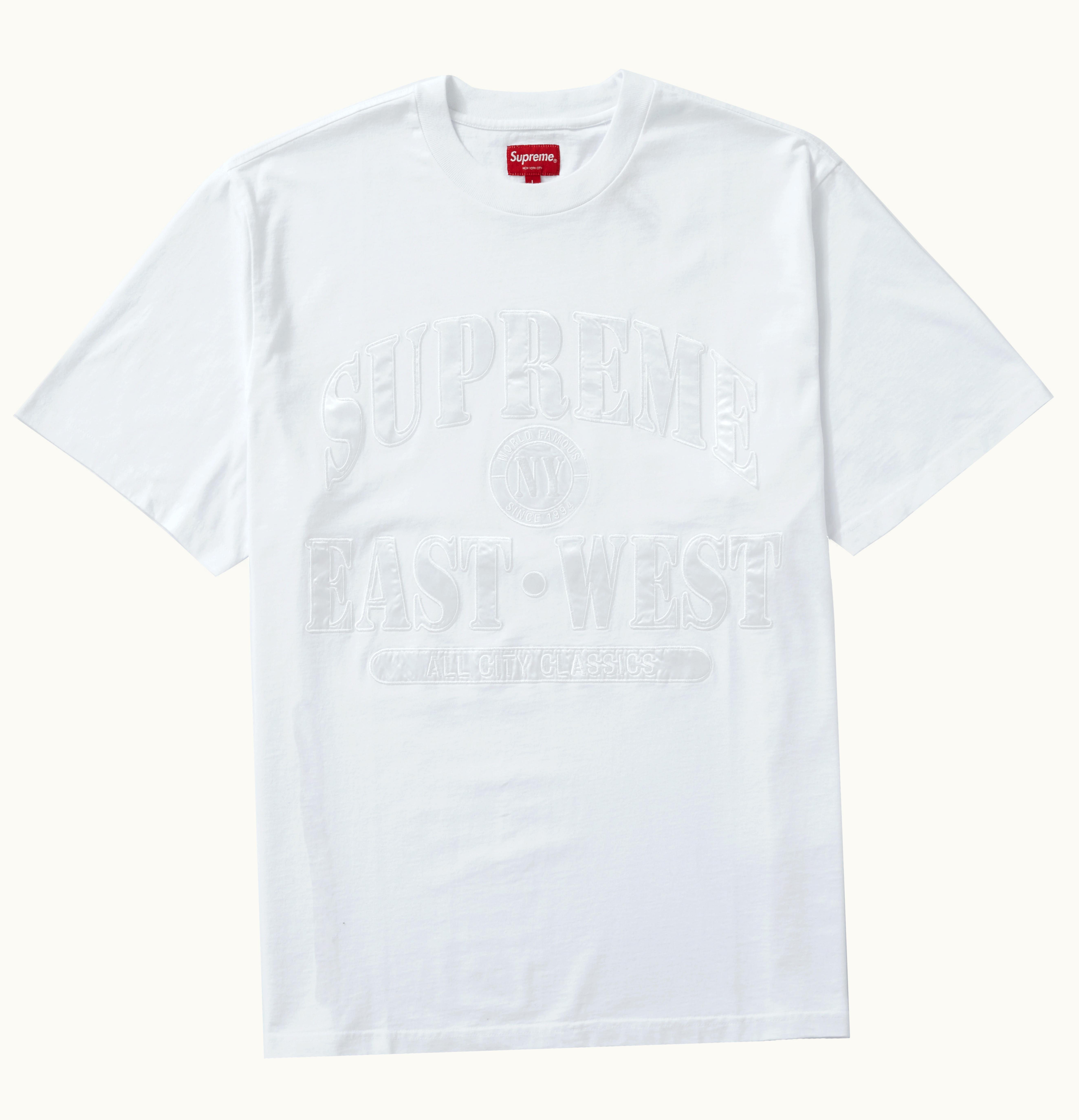 Supreme Supreme East West S S Top White