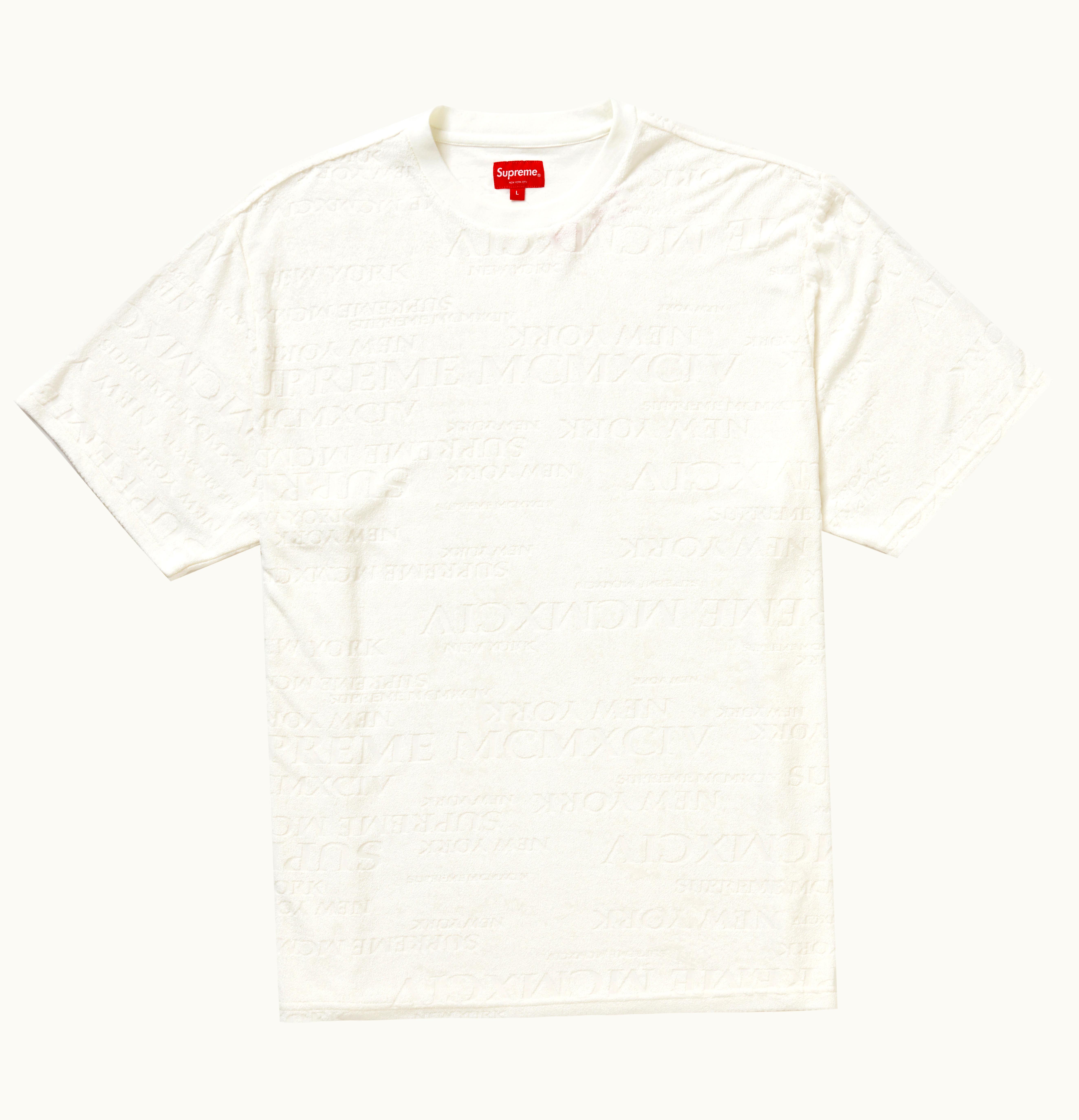 Supreme Supreme MCMXCIV Terry S S Top White