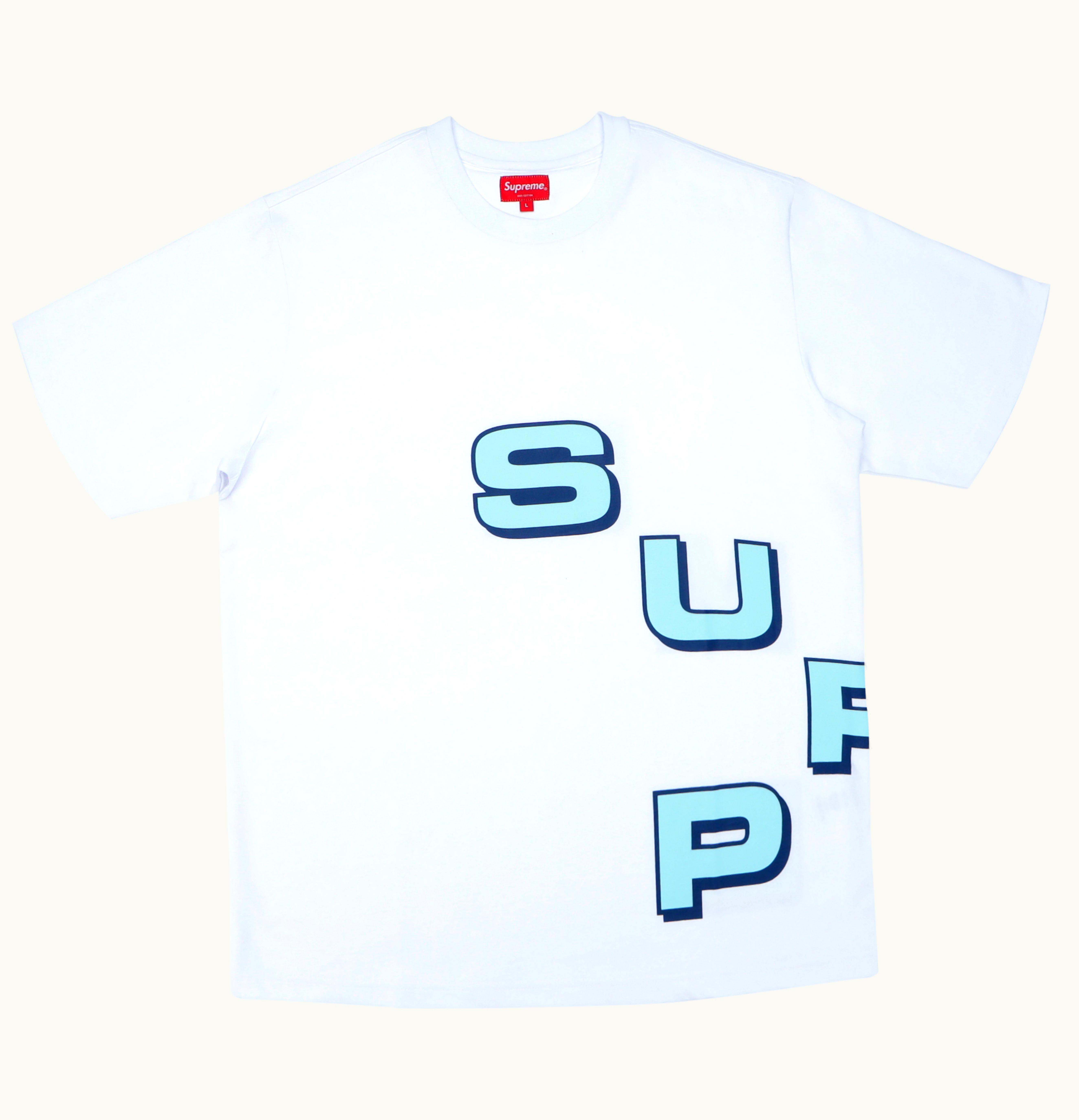 Supreme Supreme Stagger Tee White