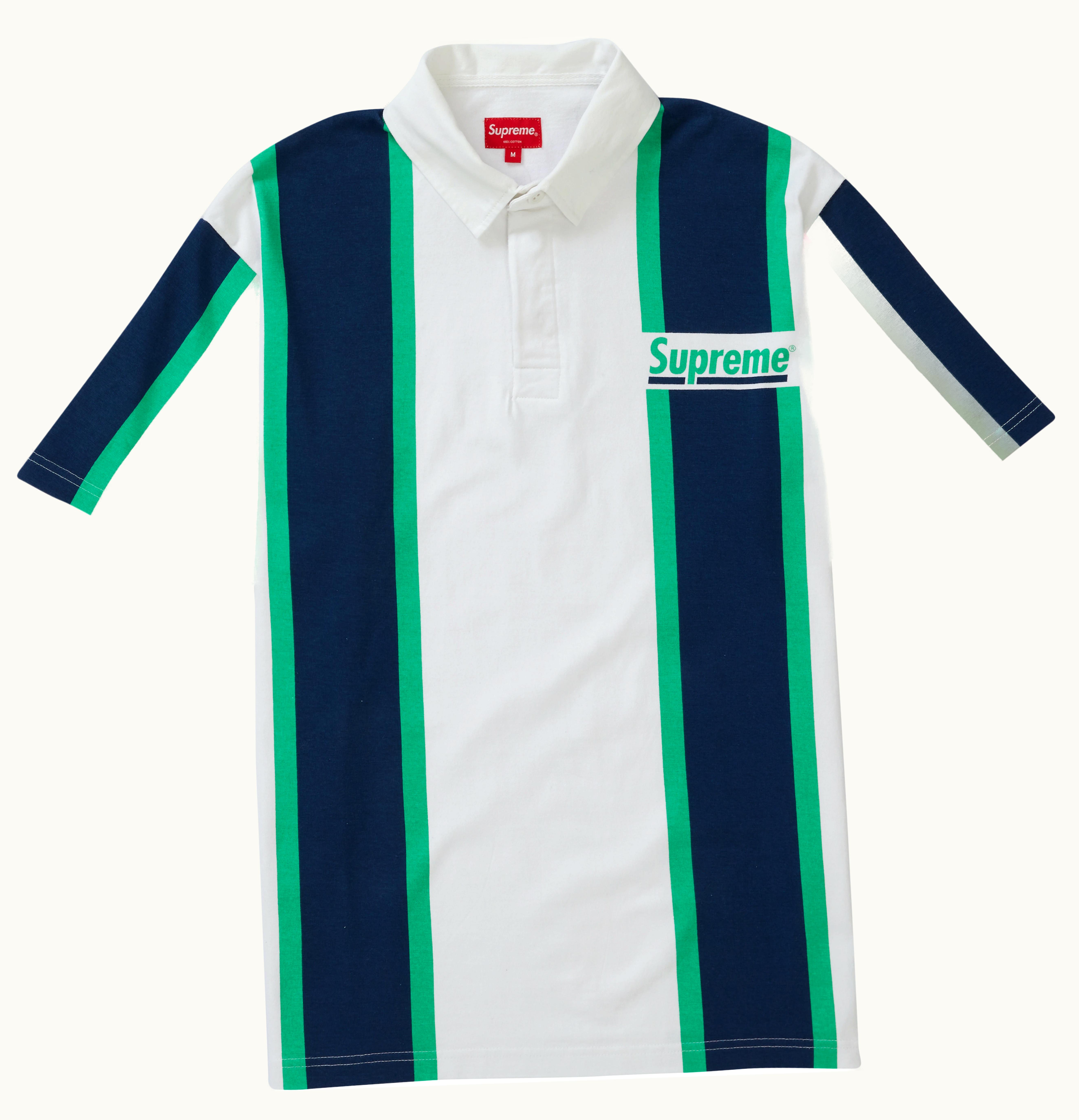 Supreme Supreme Stripe S S Rugby White