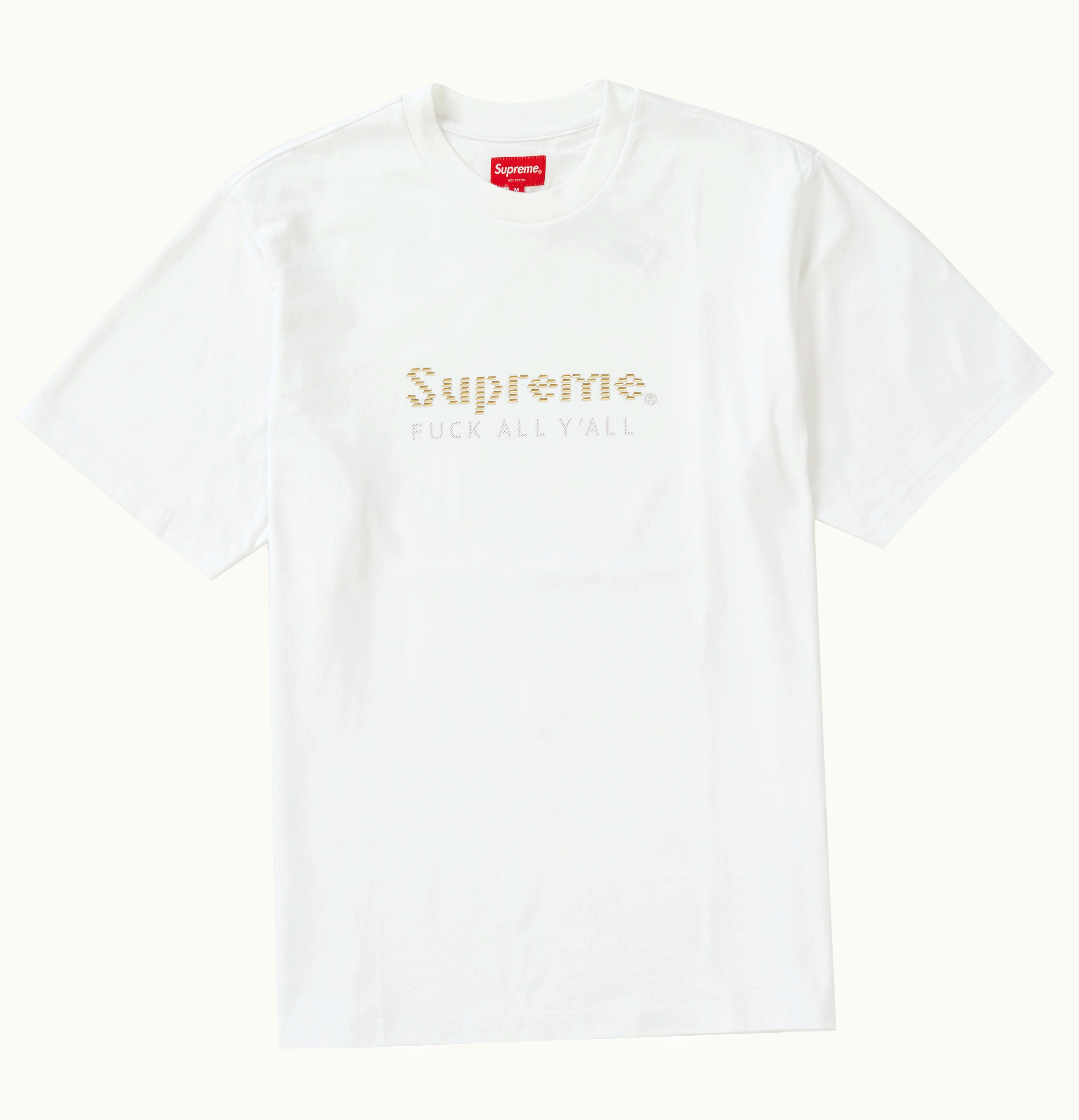 Supreme Supreme Gold Bars Tee White