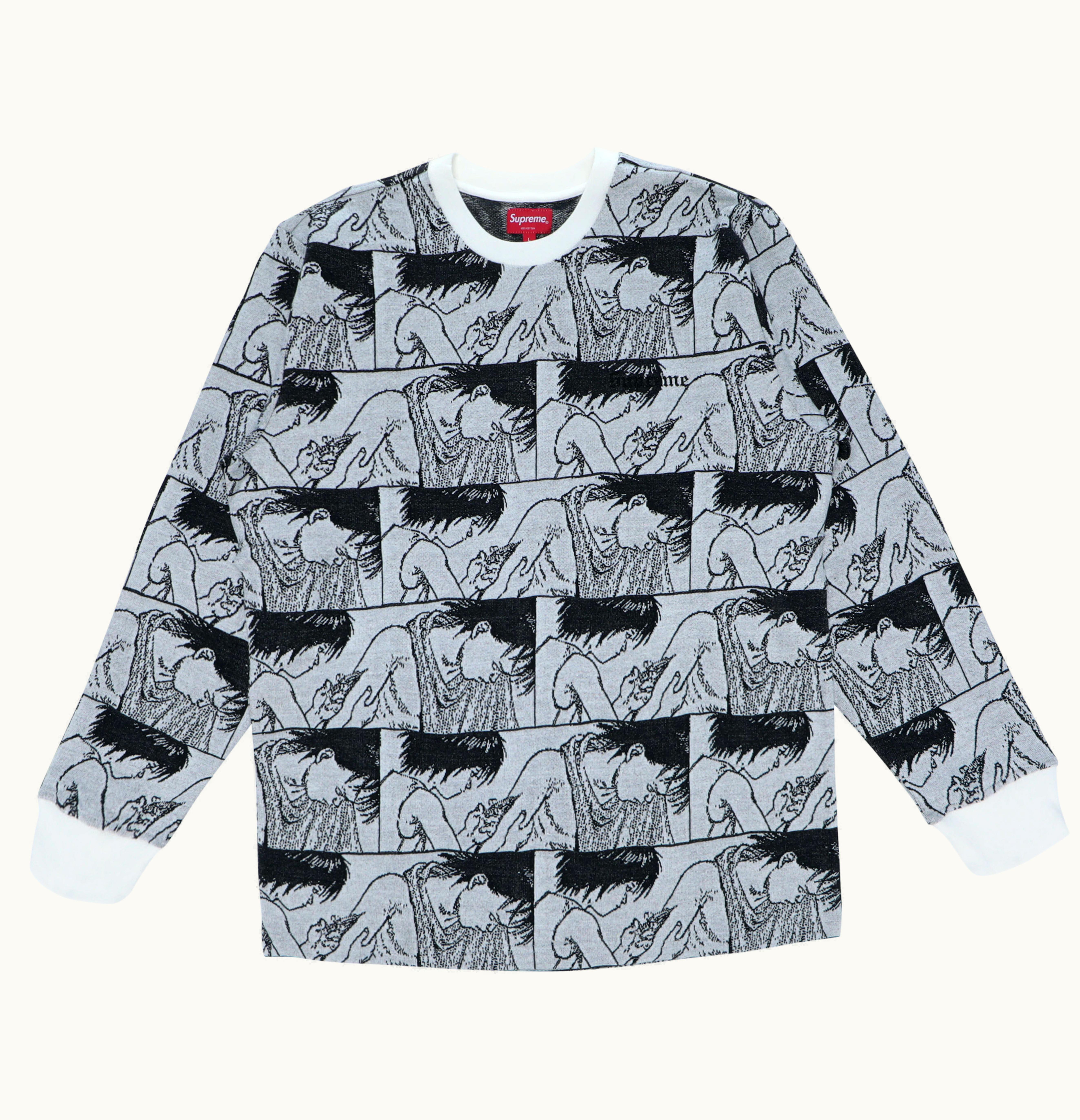 Supreme Supreme AKIRA Syringe Jacquard LS Top White
