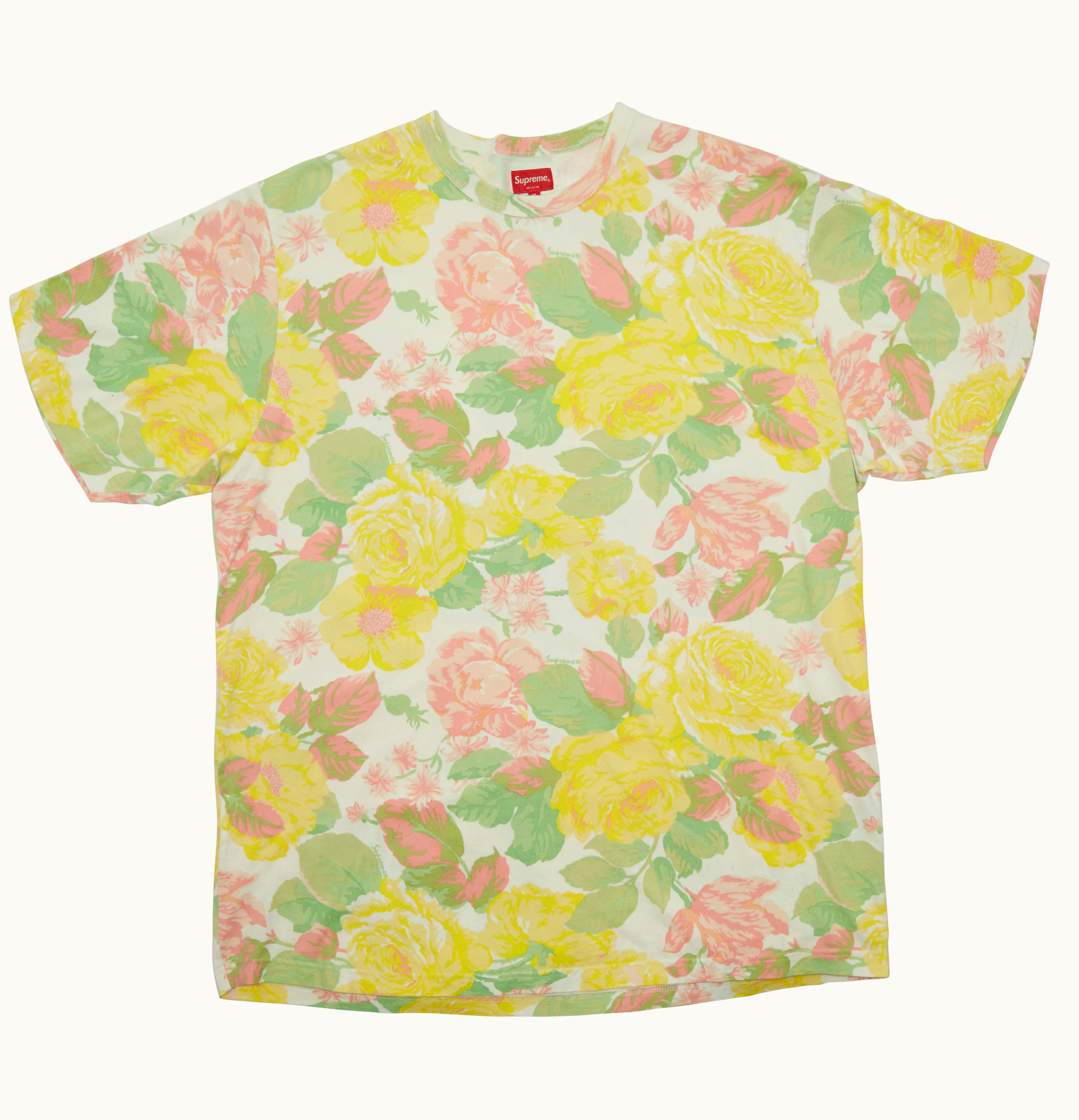 Supreme Supreme Flowers Tee White