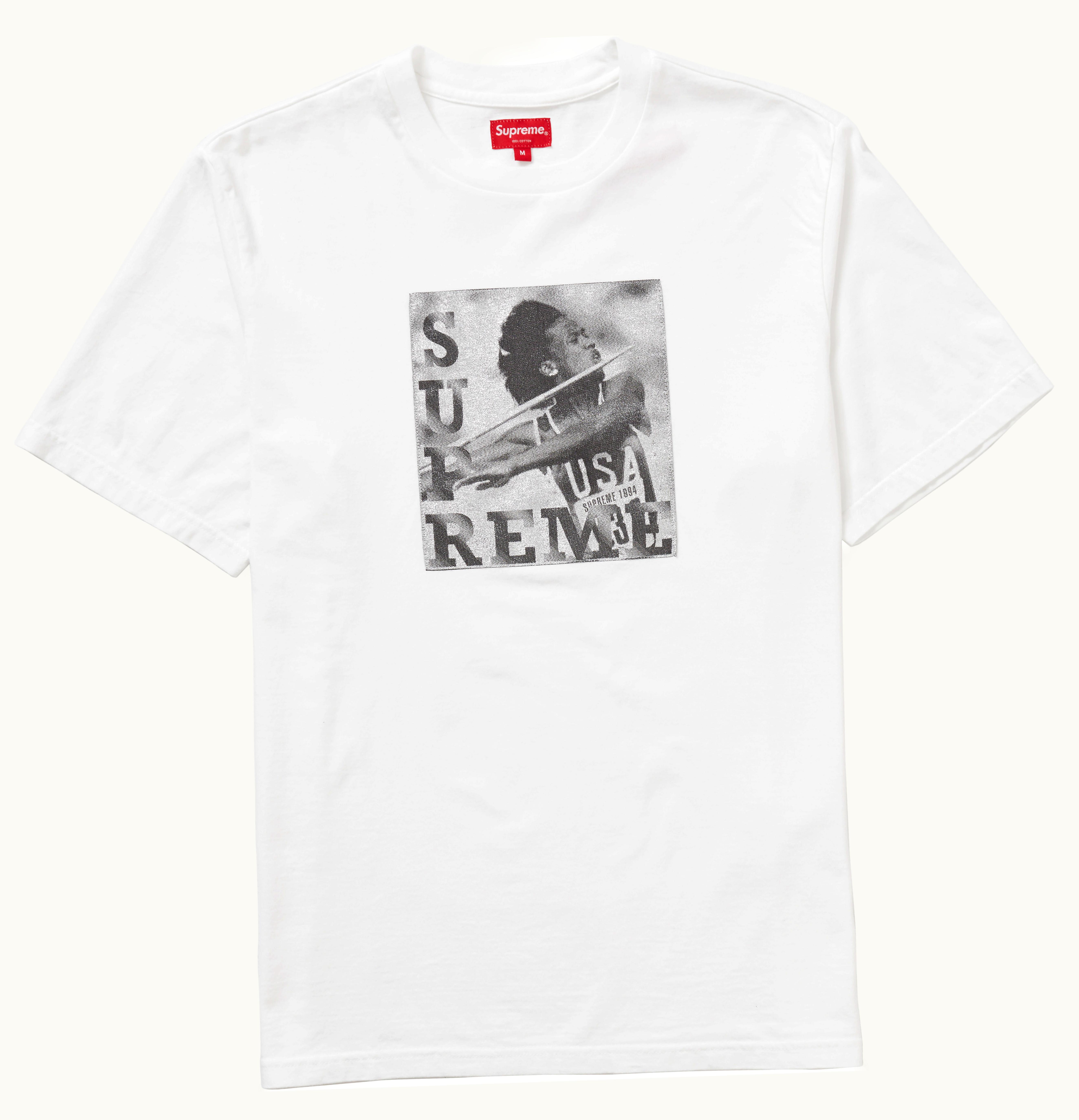 Supreme Supreme Javelin Label S S Top White