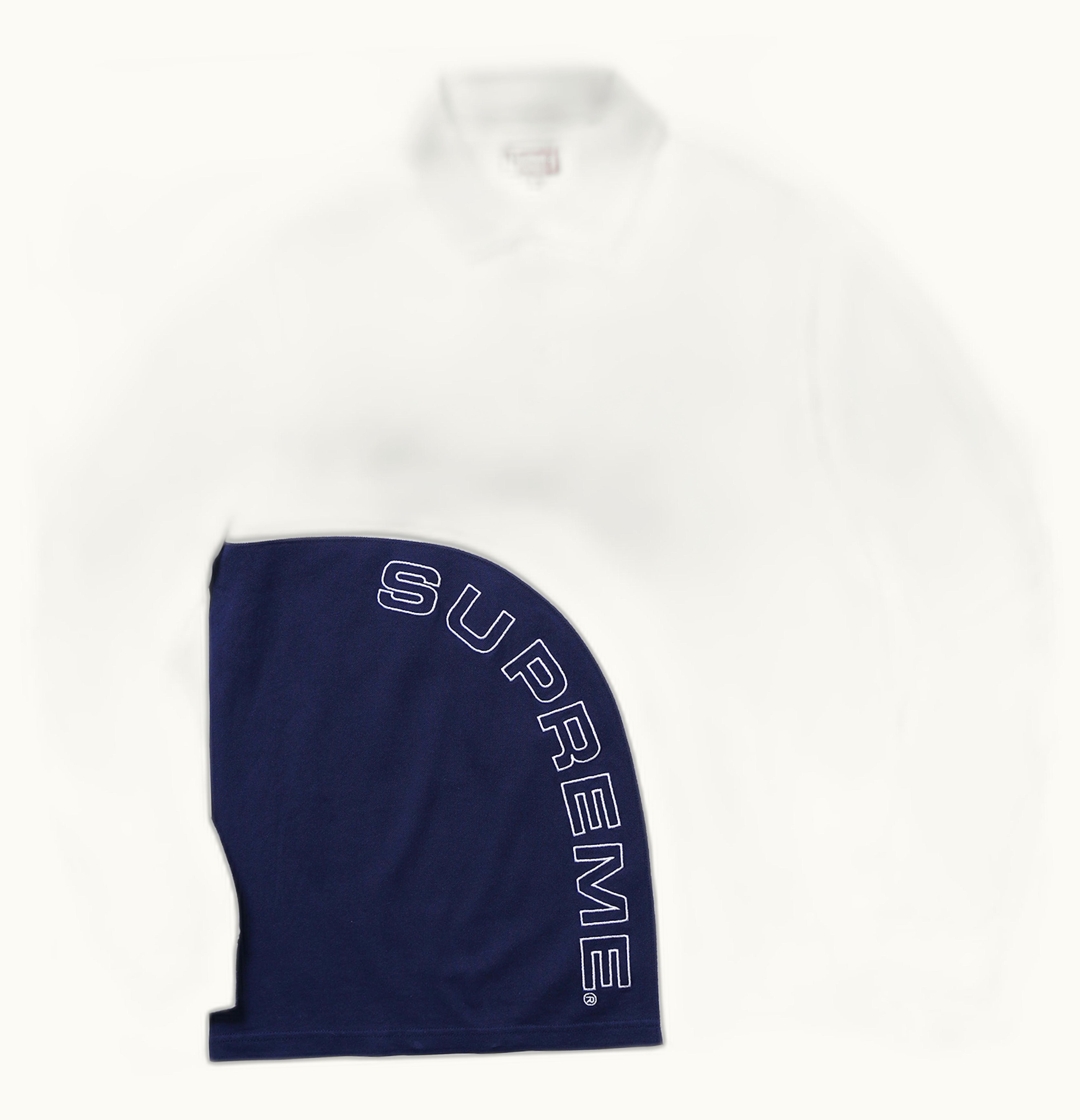 Supreme Supreme Corner Arc LS Polo White
