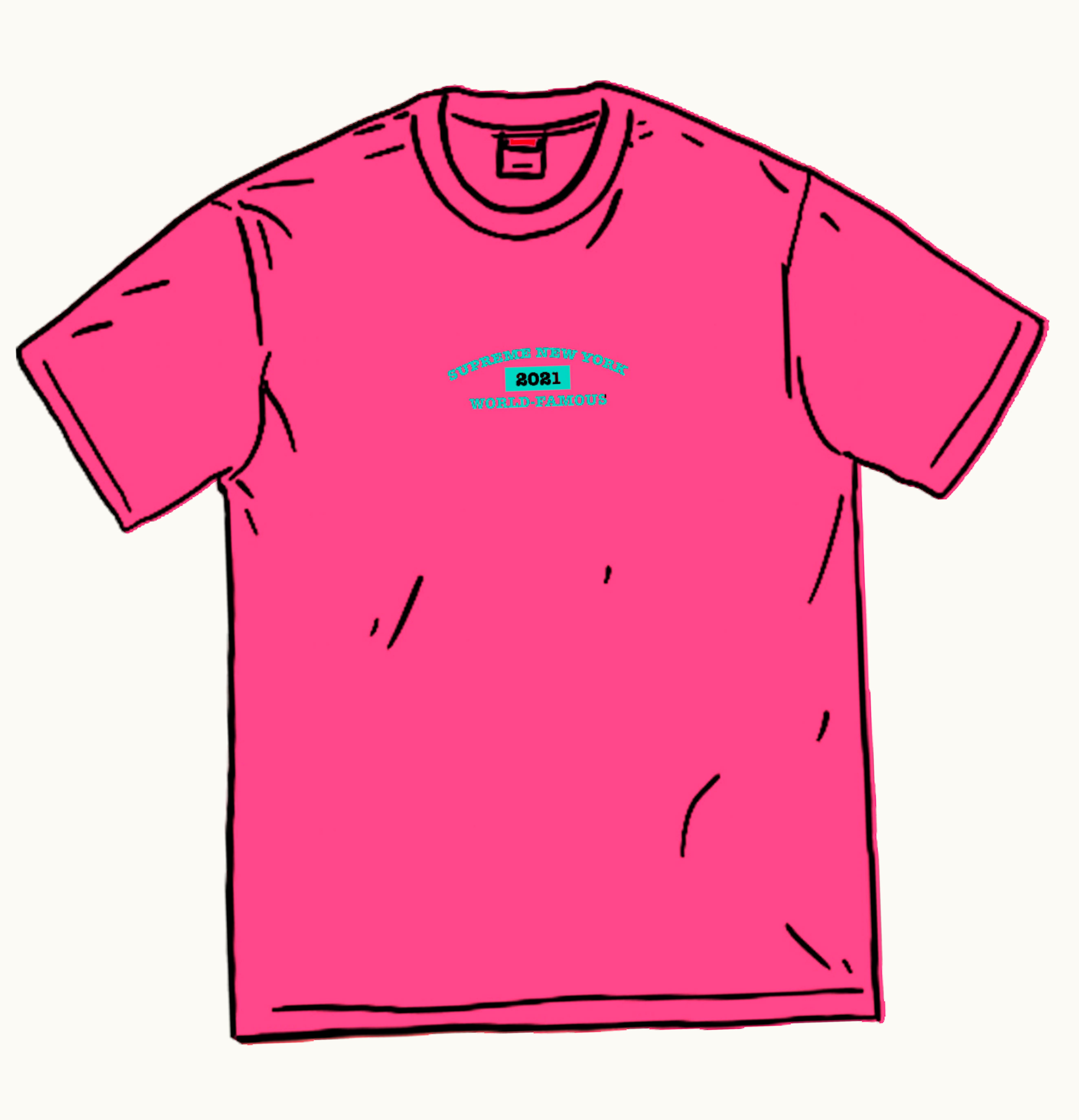 Supreme Supreme World Famous S S Top Bright Pink