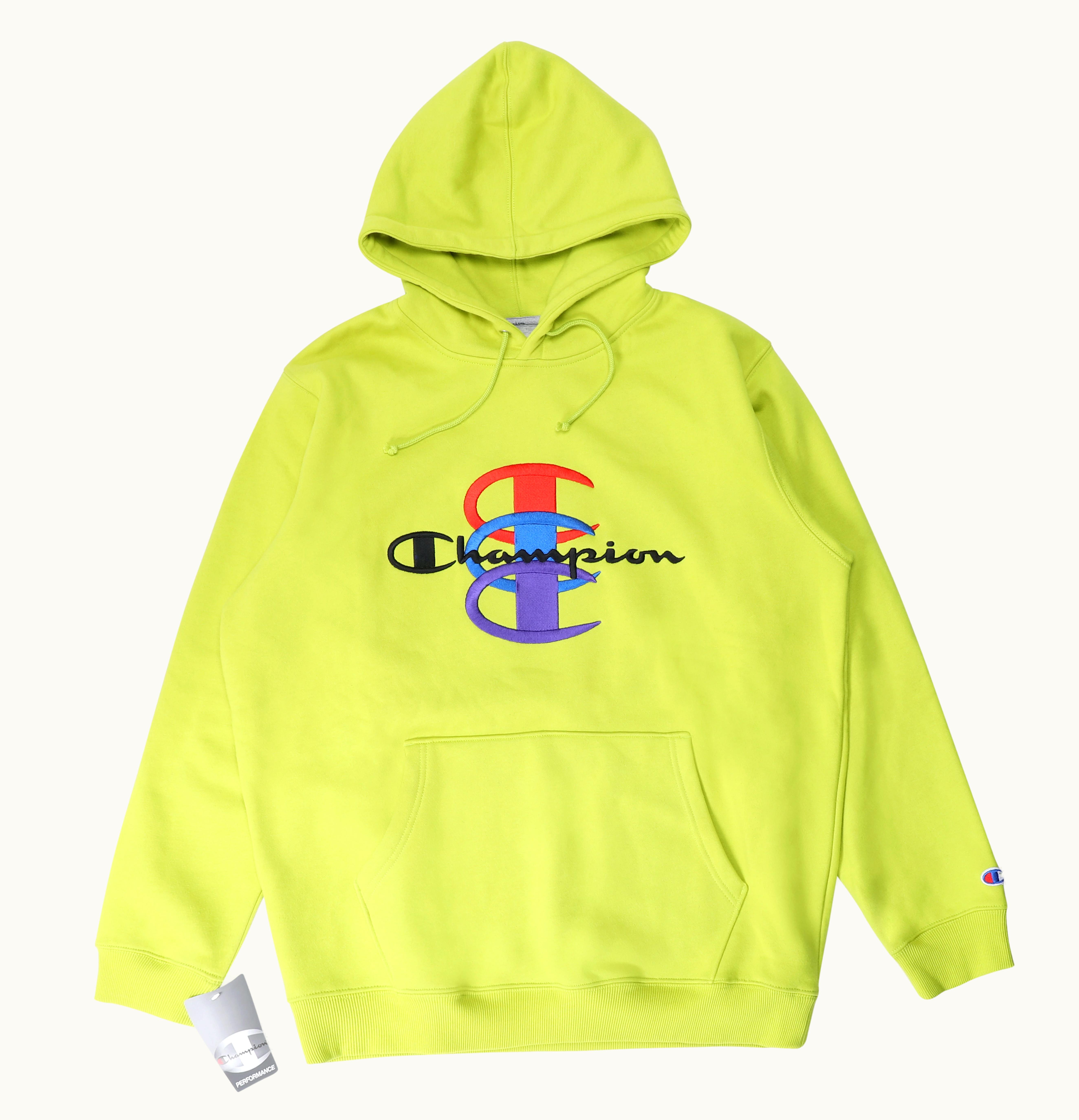 Supreme Supreme Champion Stacked C Hooded Sweatshirt Bright Green