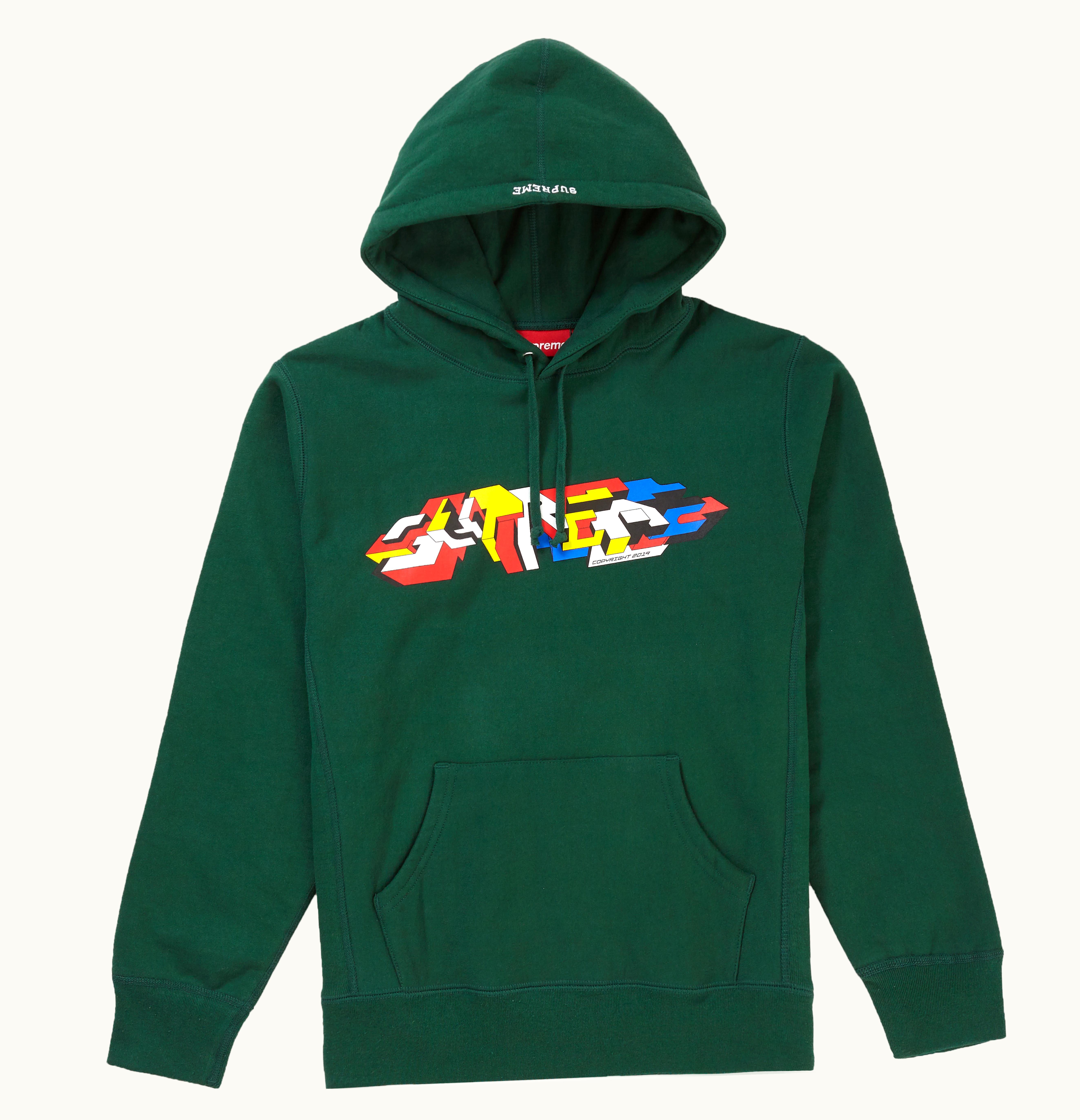 Supreme Supreme Delta Logo Hooded Sweatshirt Dark Green