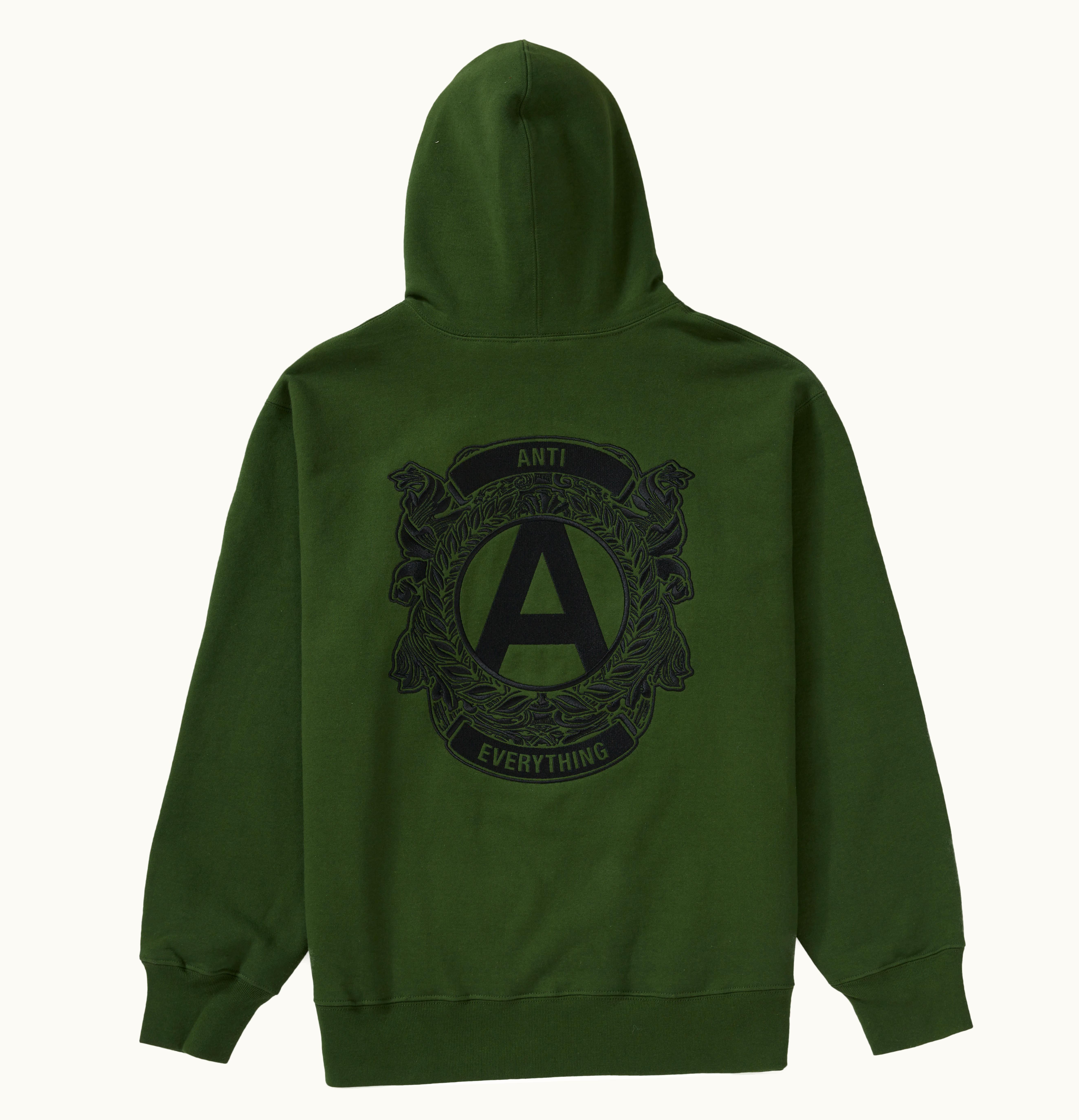 Supreme Supreme Anti Hooded Sweatshirt Green