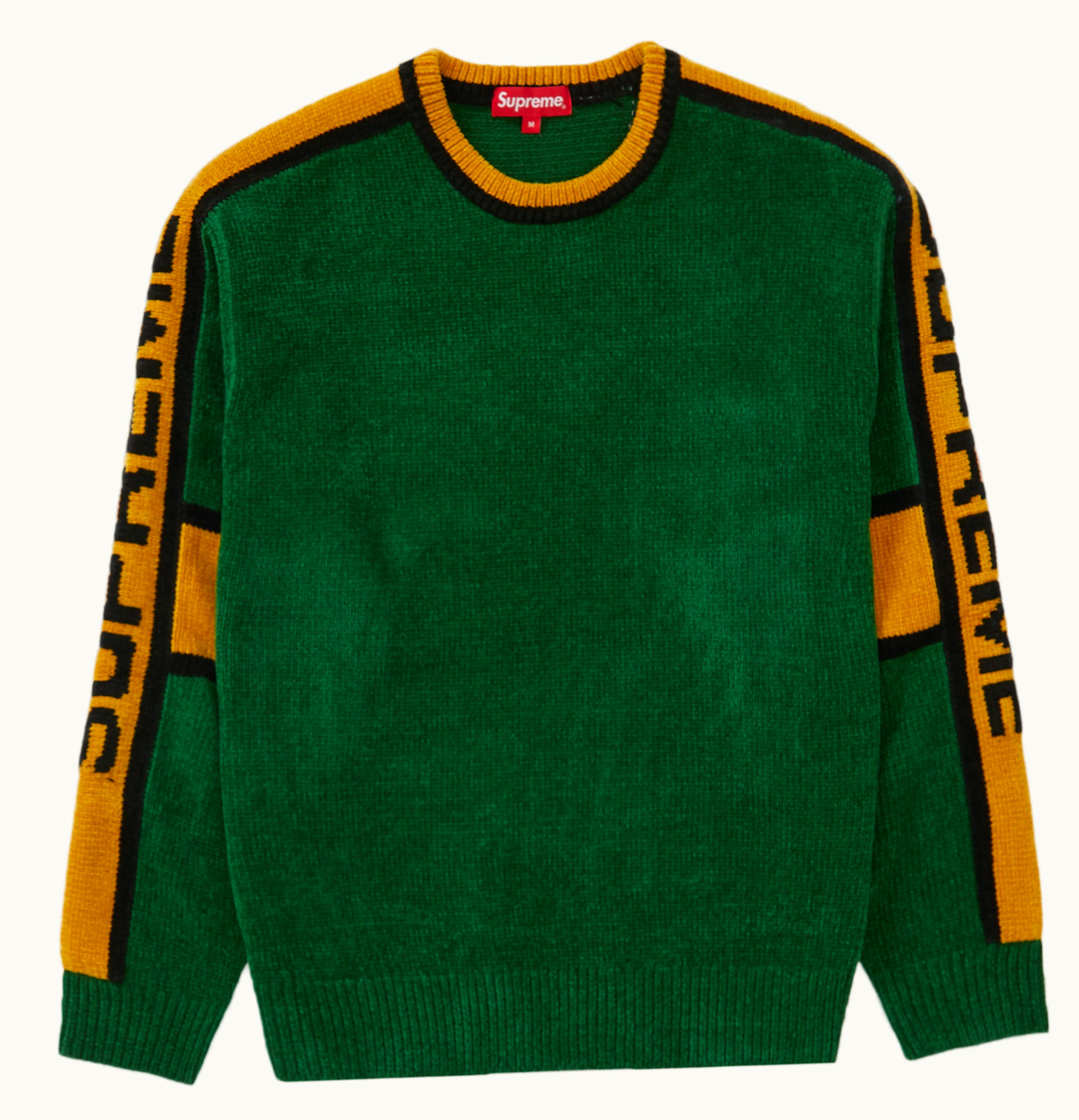 Supreme Supreme Stripe Chenille Sweater Green