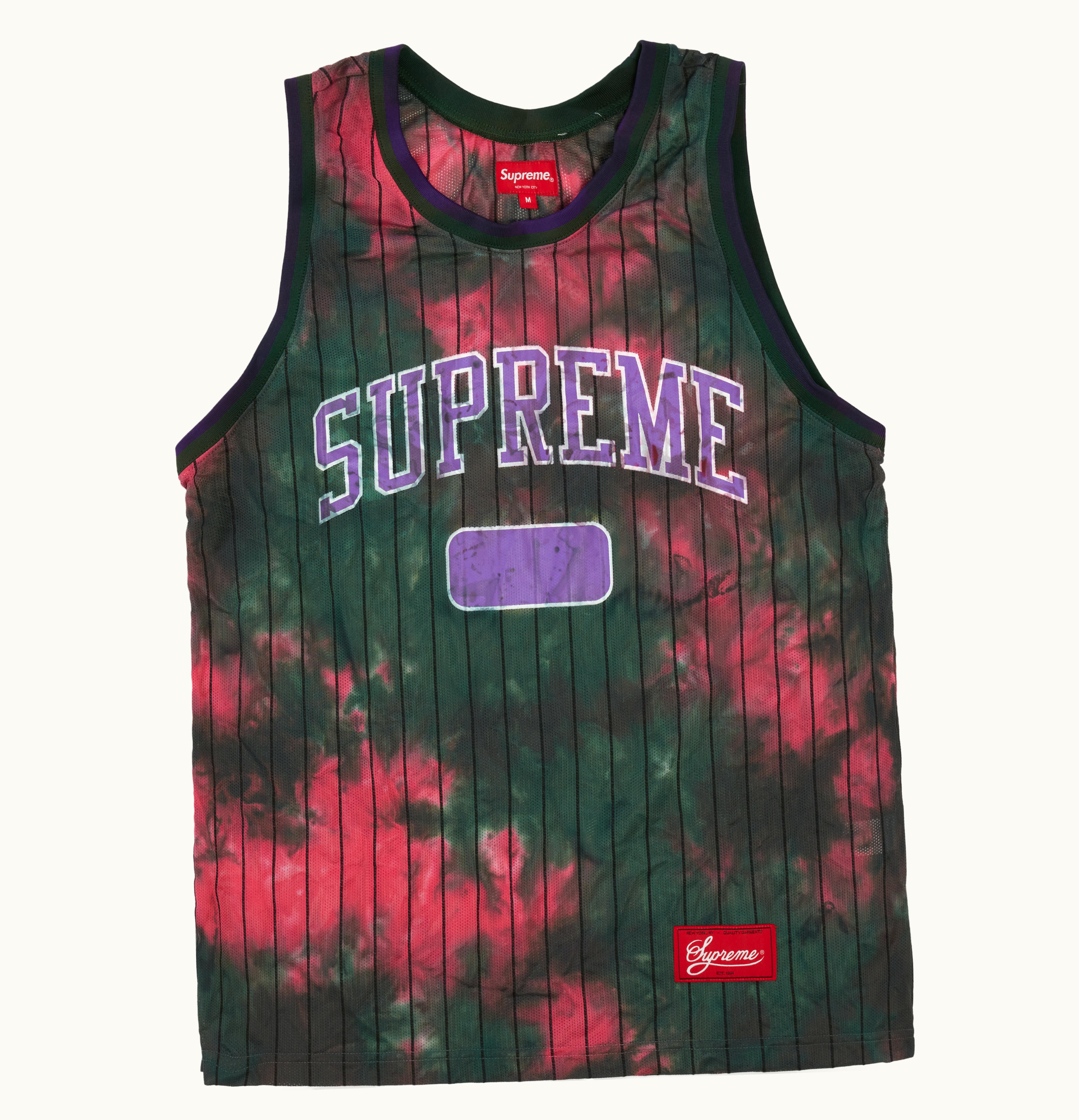 Supreme Supreme Dyed Basketball Jersey Green