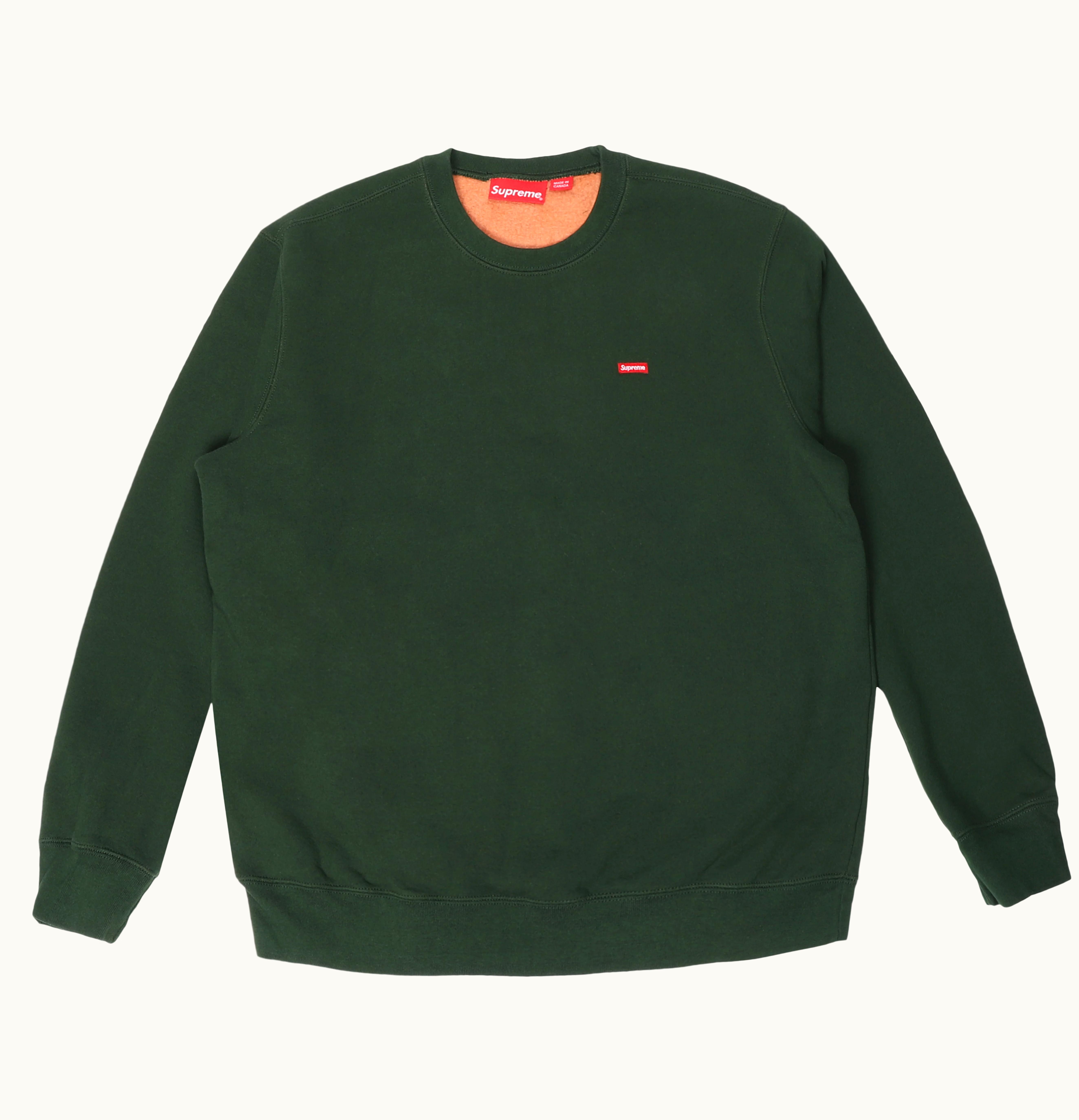 Supreme Supreme Contrast Crewneck Dark Green