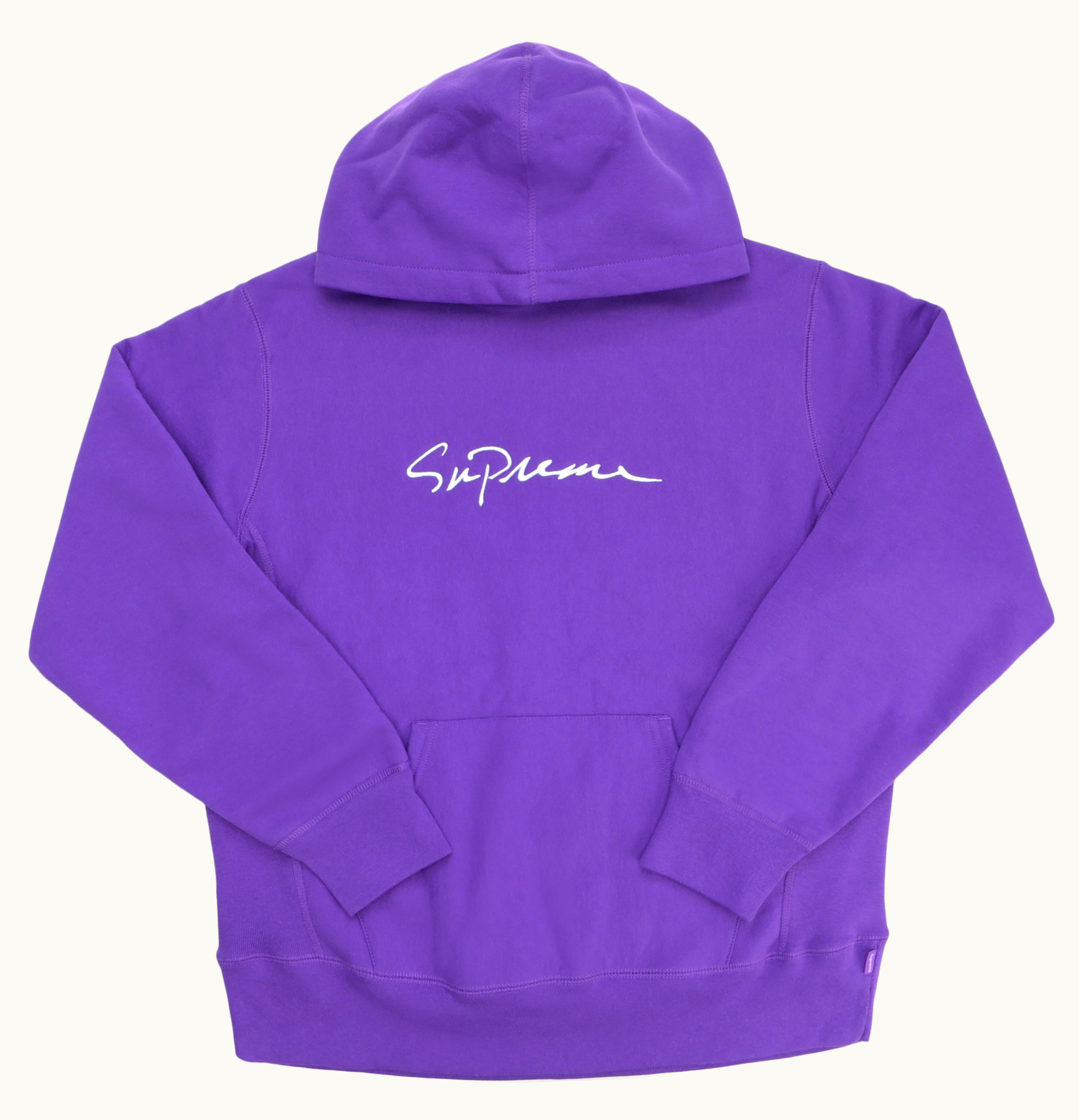 Supreme Supreme Classic Script Hooded Sweatshirt Violet