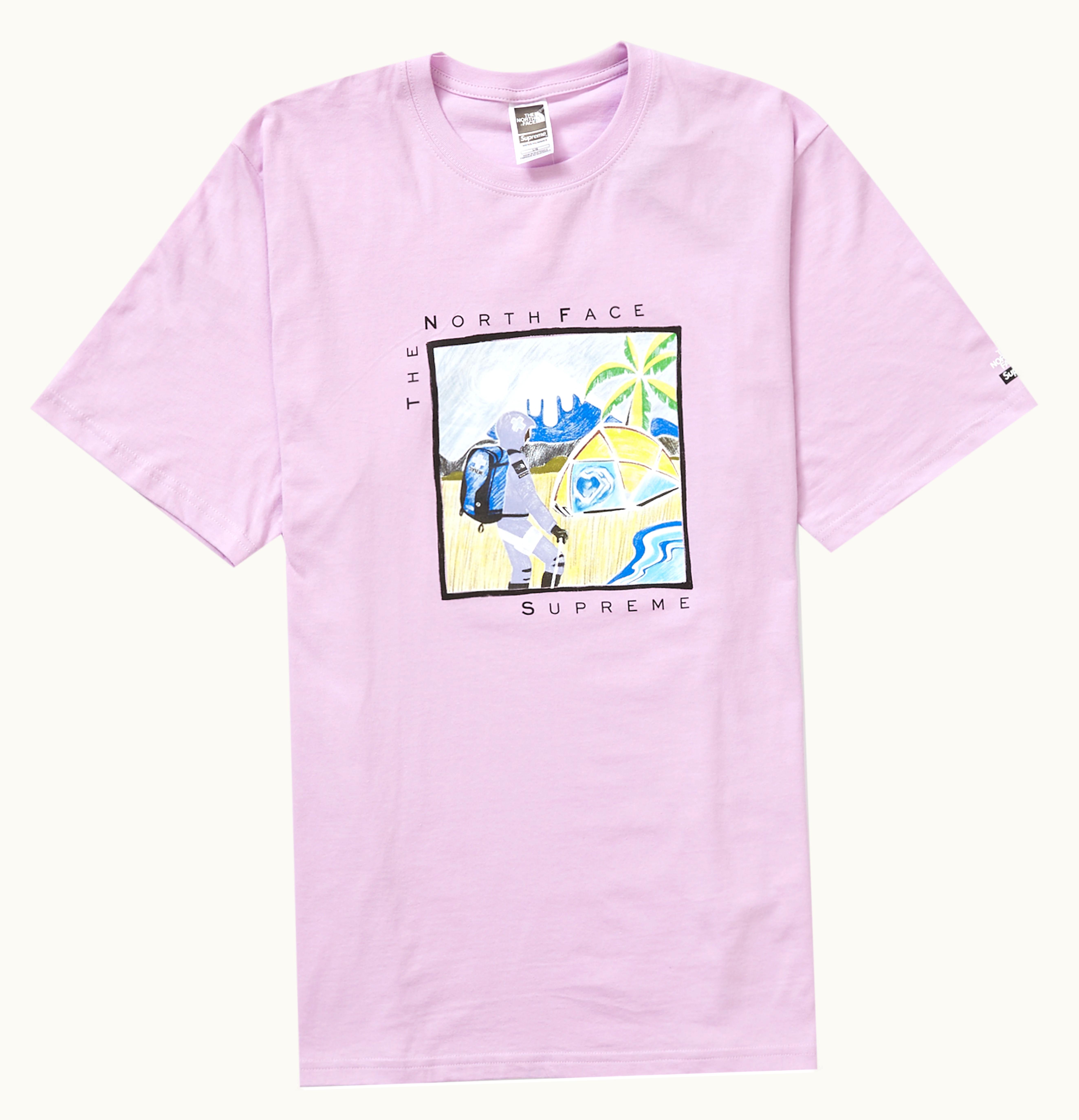 Supreme Supreme The North Face Sketch S S Top Light Purple