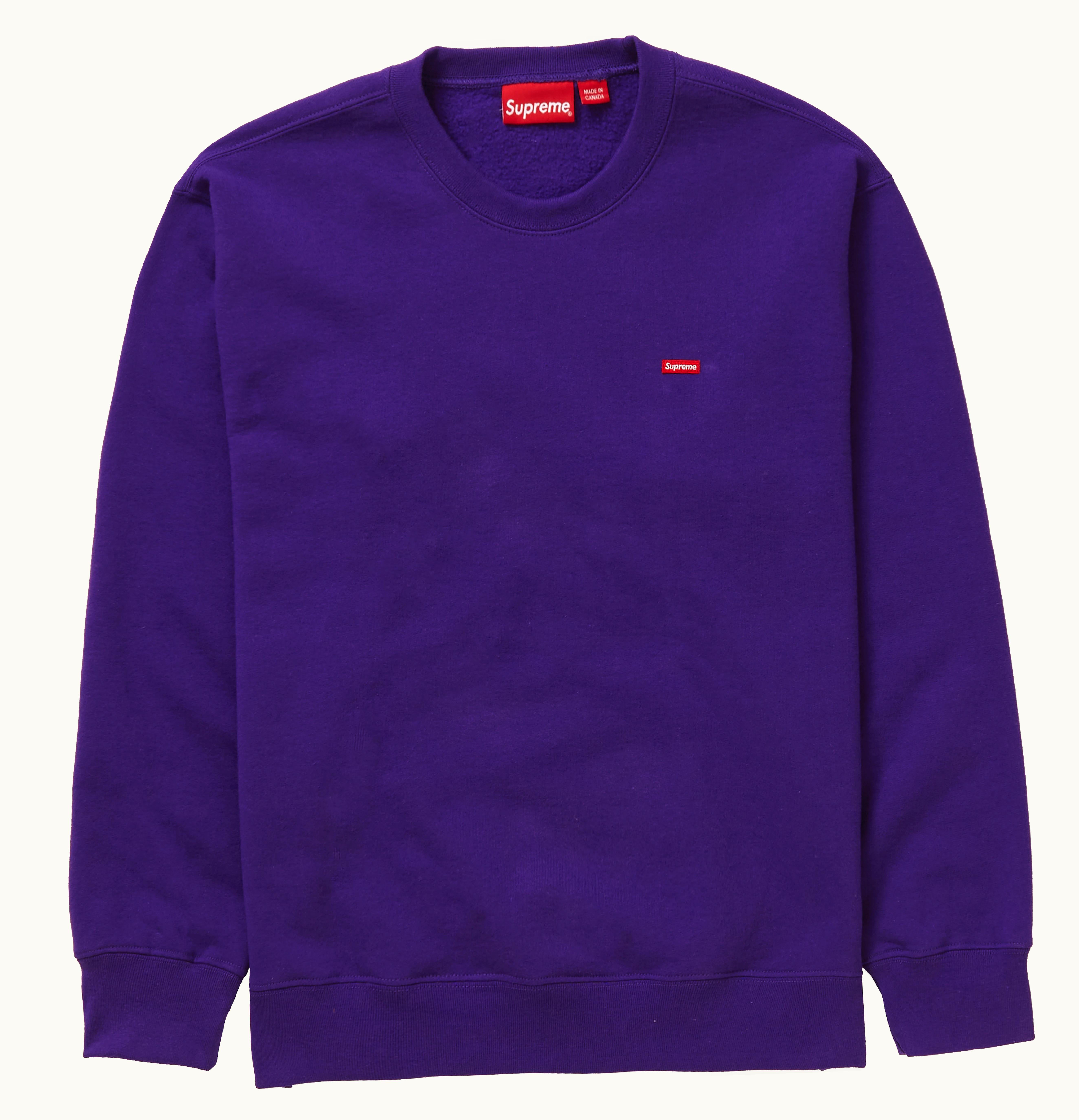 Supreme Supreme Small Box Crewneck SS21 Purple