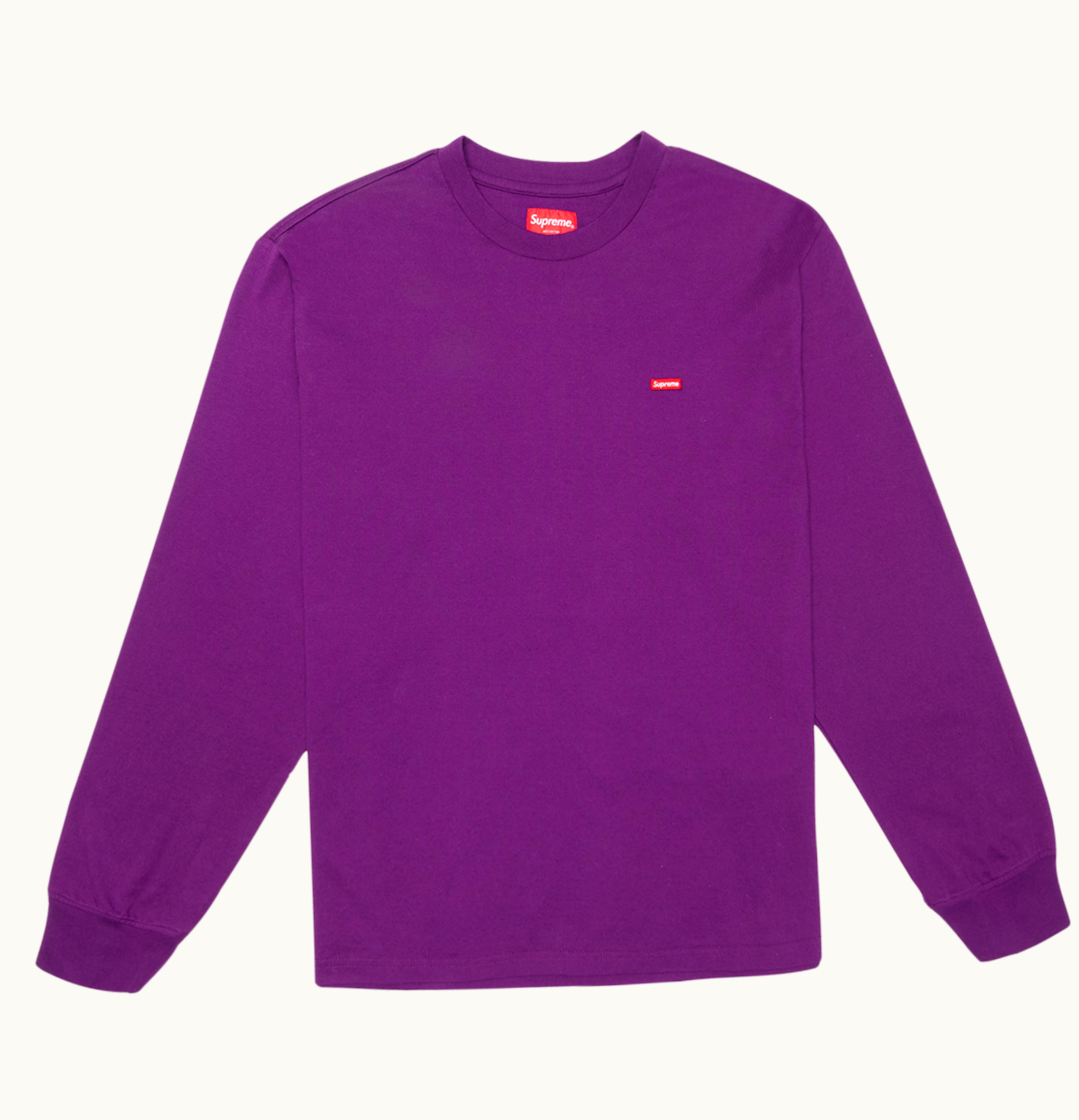 Supreme Supreme Small Box L S Tee Purple 1