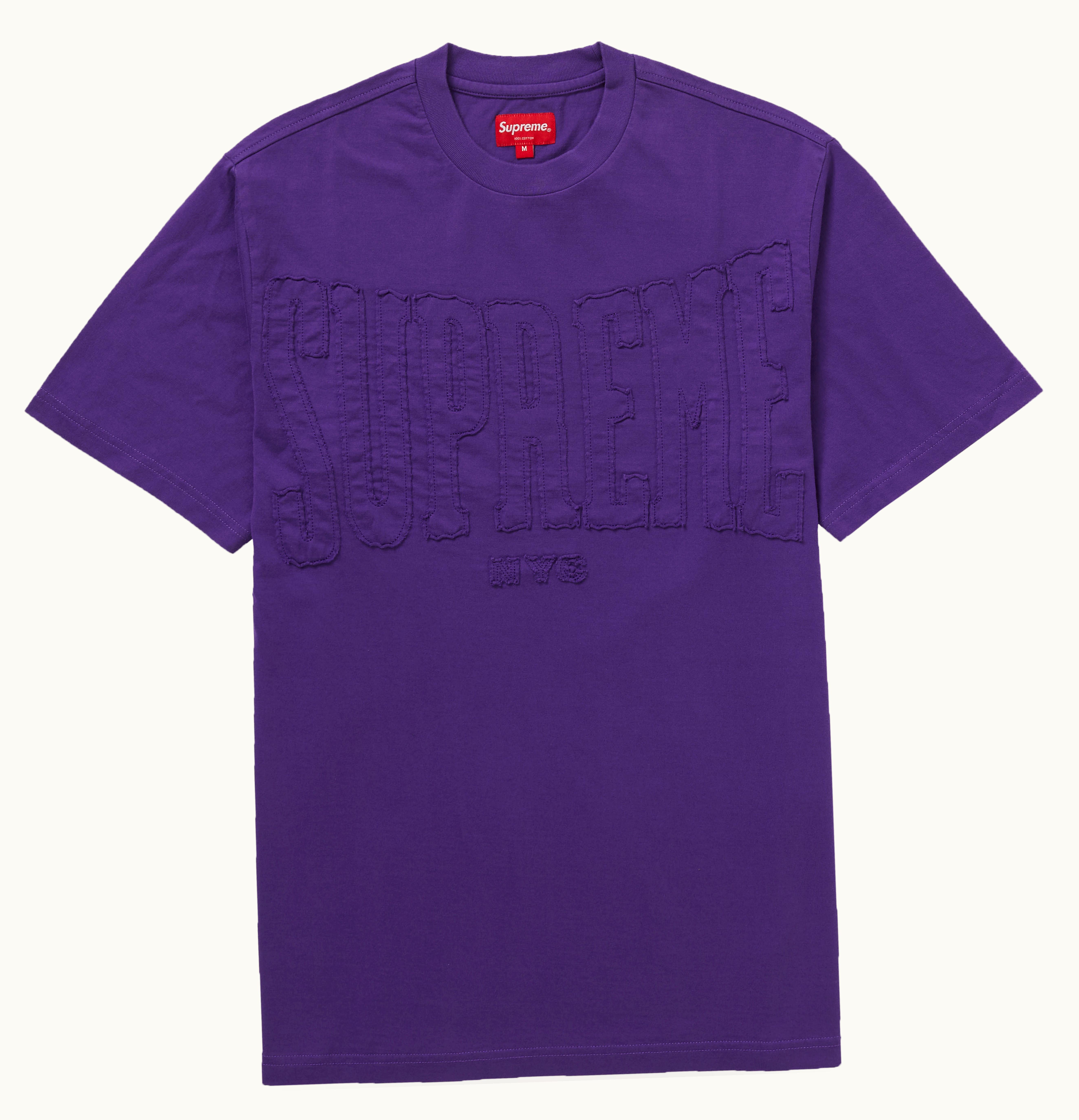 Supreme Supreme Cutout Logo S S Top Purple