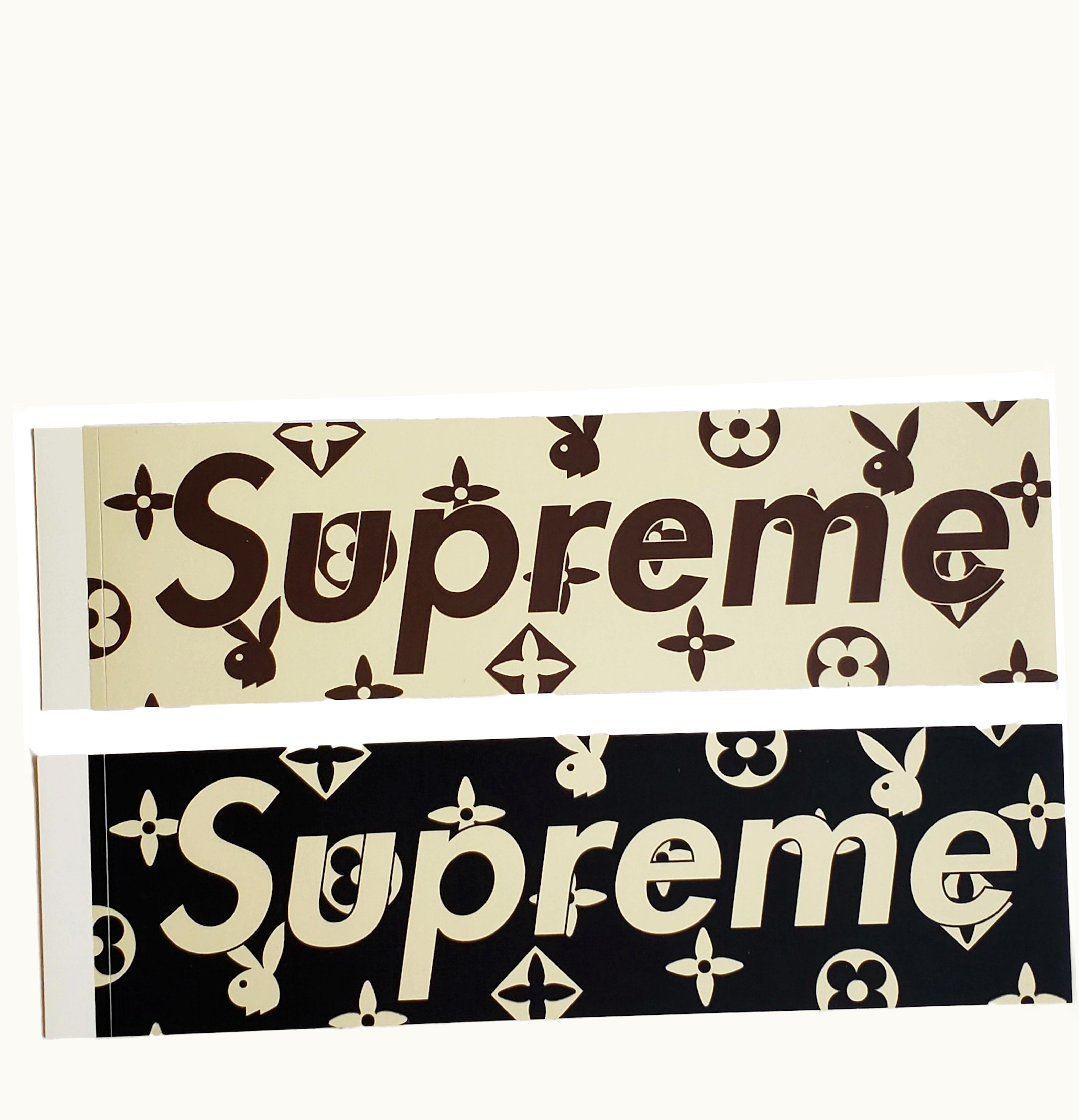 Supreme Supreme x Louis Vuitton x Playboy Box Logo Sticker Set